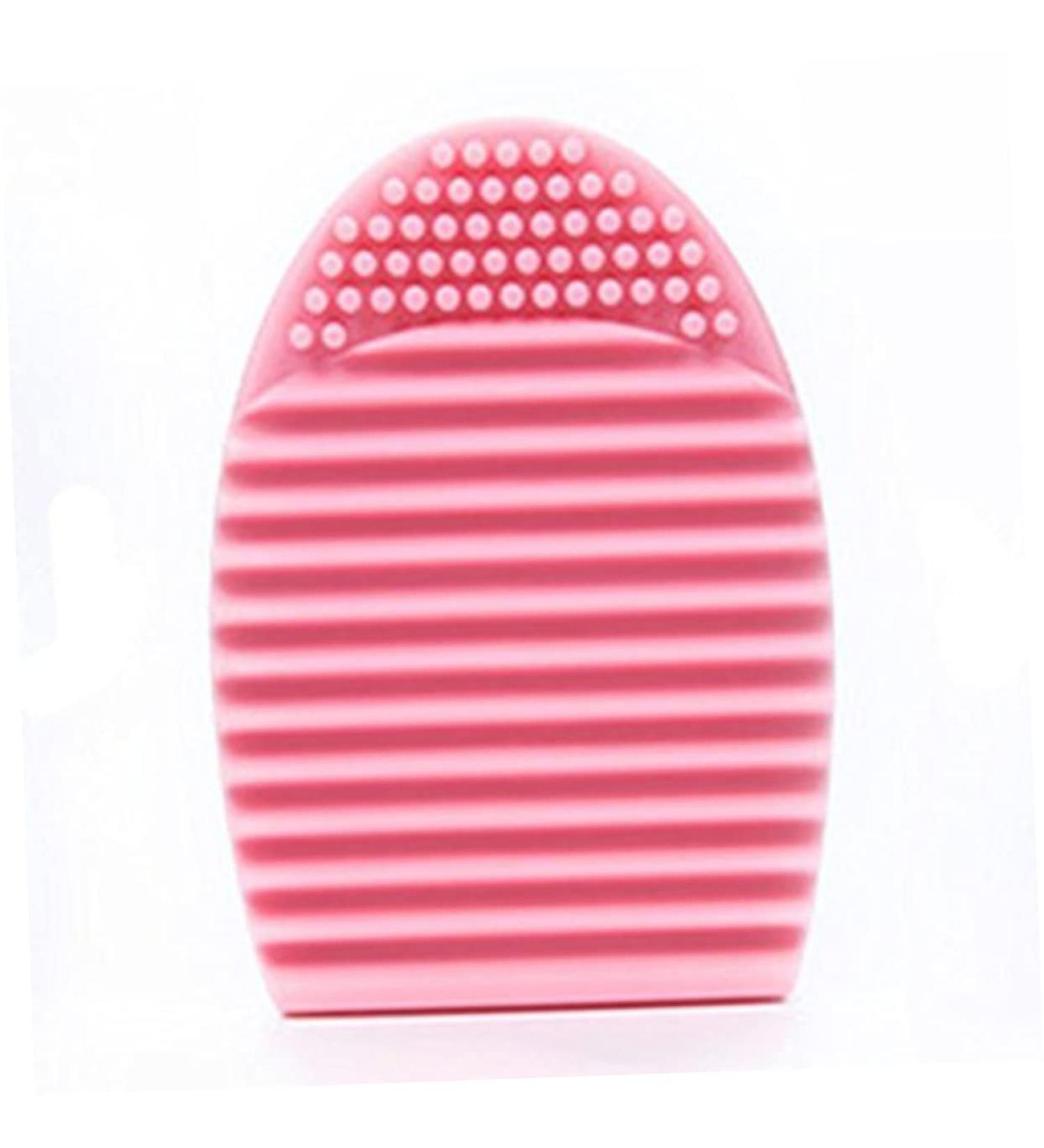 Cosmetic Brush Cleaning Mat Brush Cleaning Pads Cleaning Tools Makeup Brush Cleaner Tool Lipstick Organizer Silicone Makeup Brush Cleaner Pad Brush Cleaner Egg Washboard Cup Travel - Buy Online on GoSupps.com