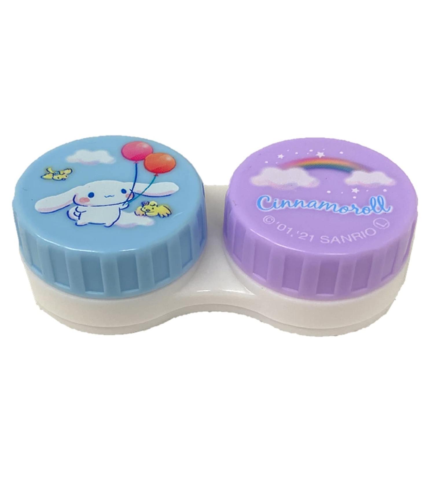 Sanrio Cinnamoroll Contact Lens Case with Zipper Pocket for Soft Lenses - Sky Color | International Shipping Available - Buy Online on GoSupps.com