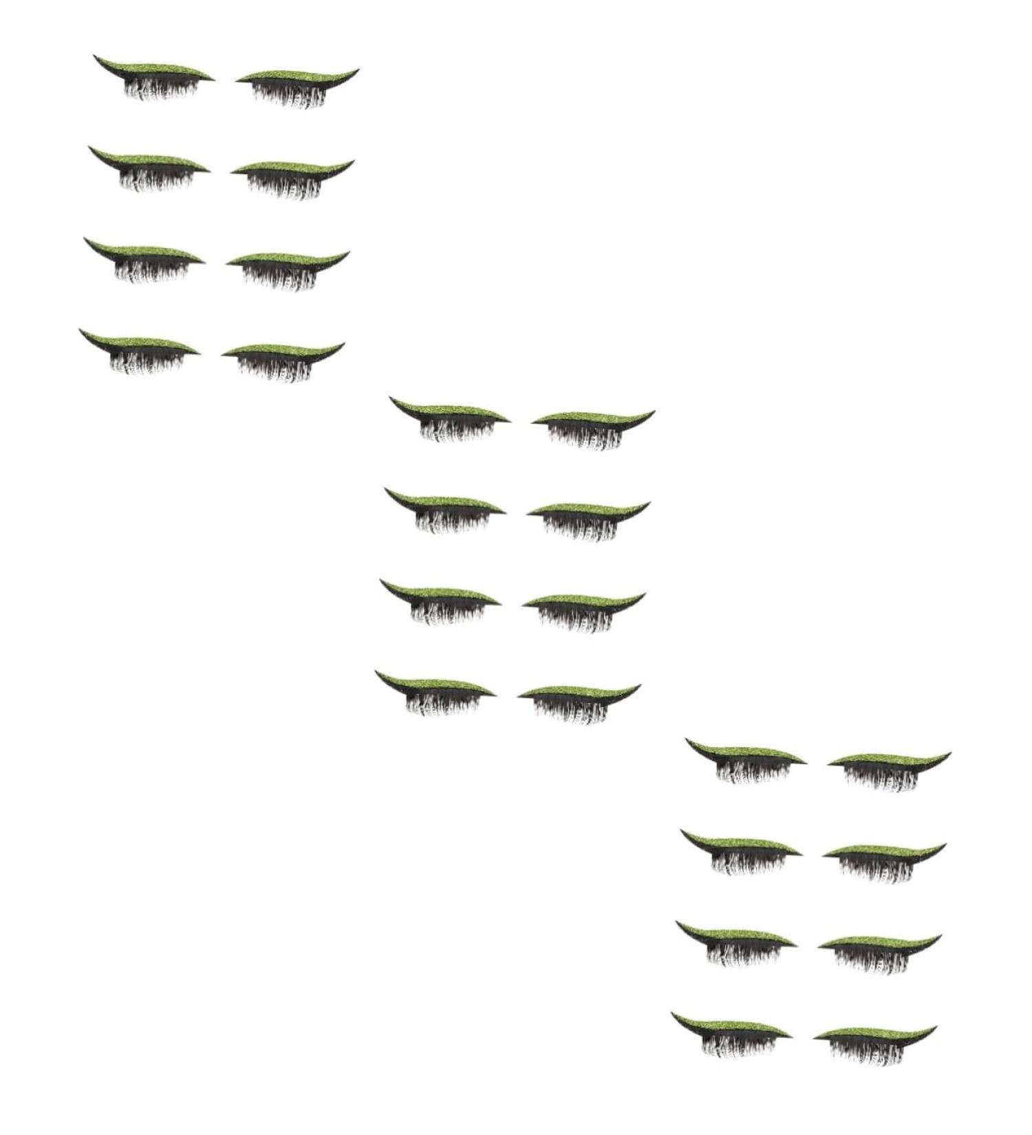Angoily 12 Pairs False Eyelash Stickers Fake Lashes Glitter Eyelashes Eyeliner Stickers for Eyes Girl Cosmetics False Lashes Exfoliating Body Scrub Plastic Eye Makeup Stickers Double Sided - Buy Online on GoSupps.com