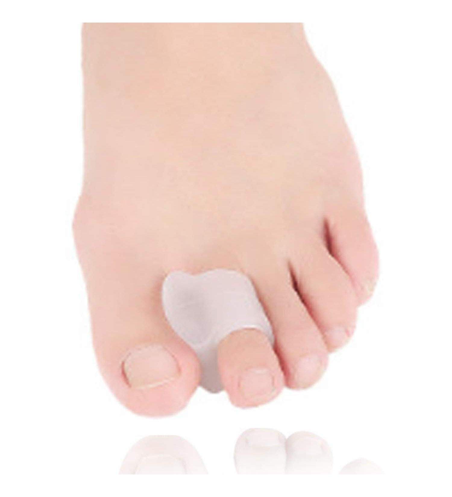 10 Piece Toe Protectors & Spacers for Big Toe Bunion & Hammer Toes - Clear - Buy Online on GoSupps.com