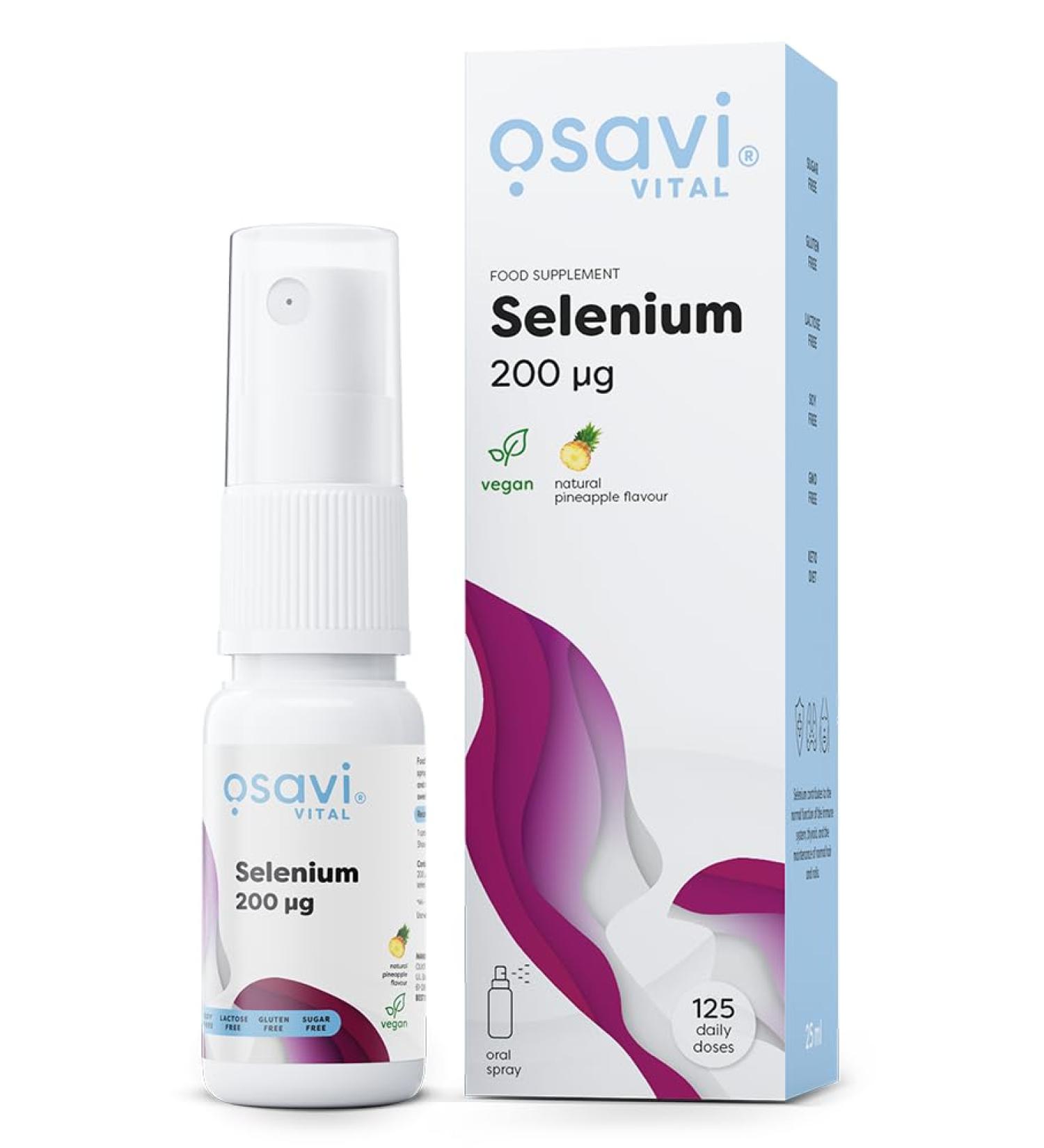 Selenium Oral Spray 200mcg (Pineapple) - 25 ml. - Buy Online on GoSupps.com