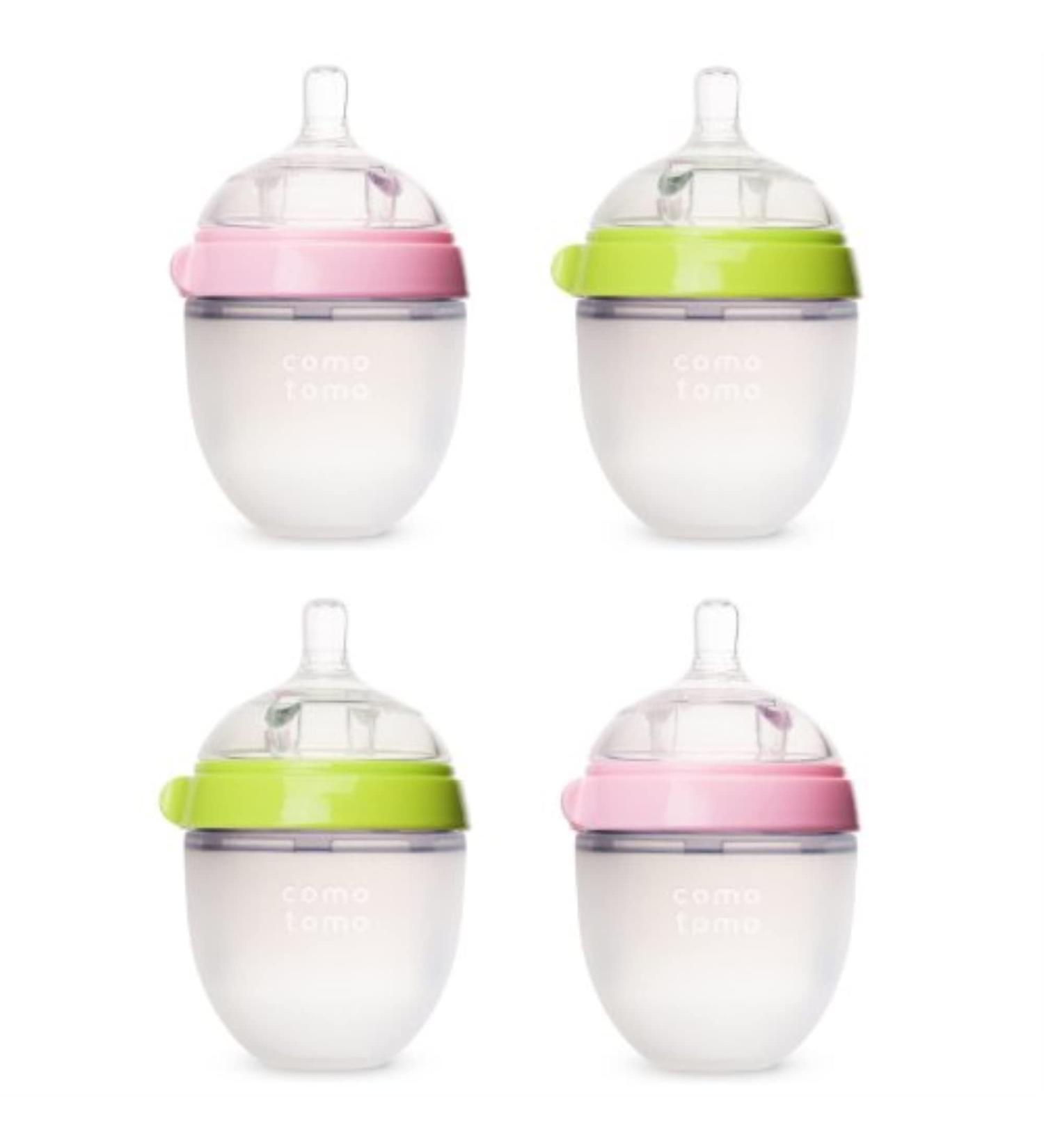 Comotomo Natural Feel 5 oz Baby Bottle - 4 Pack