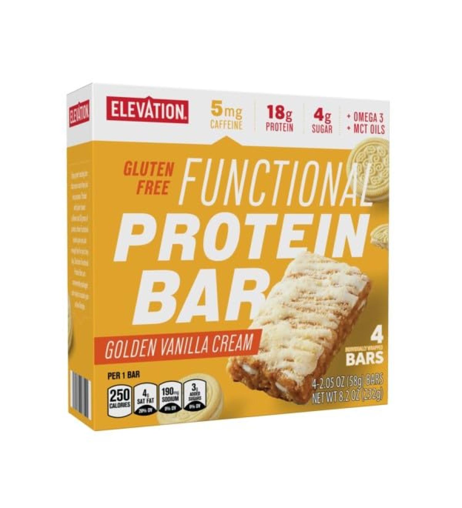 Generic Elevation Functional Protein Bar Golden Vanilla Cream - 8.2 oz.