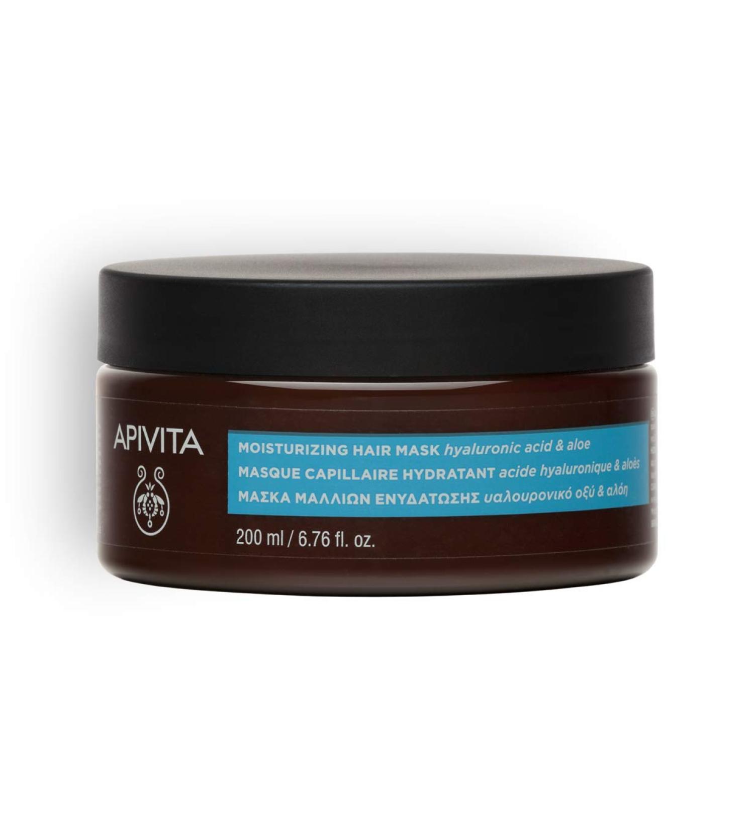 Apivita Moisturizing Hair Mask Hyaluronic Acid and Aloe 200 ml