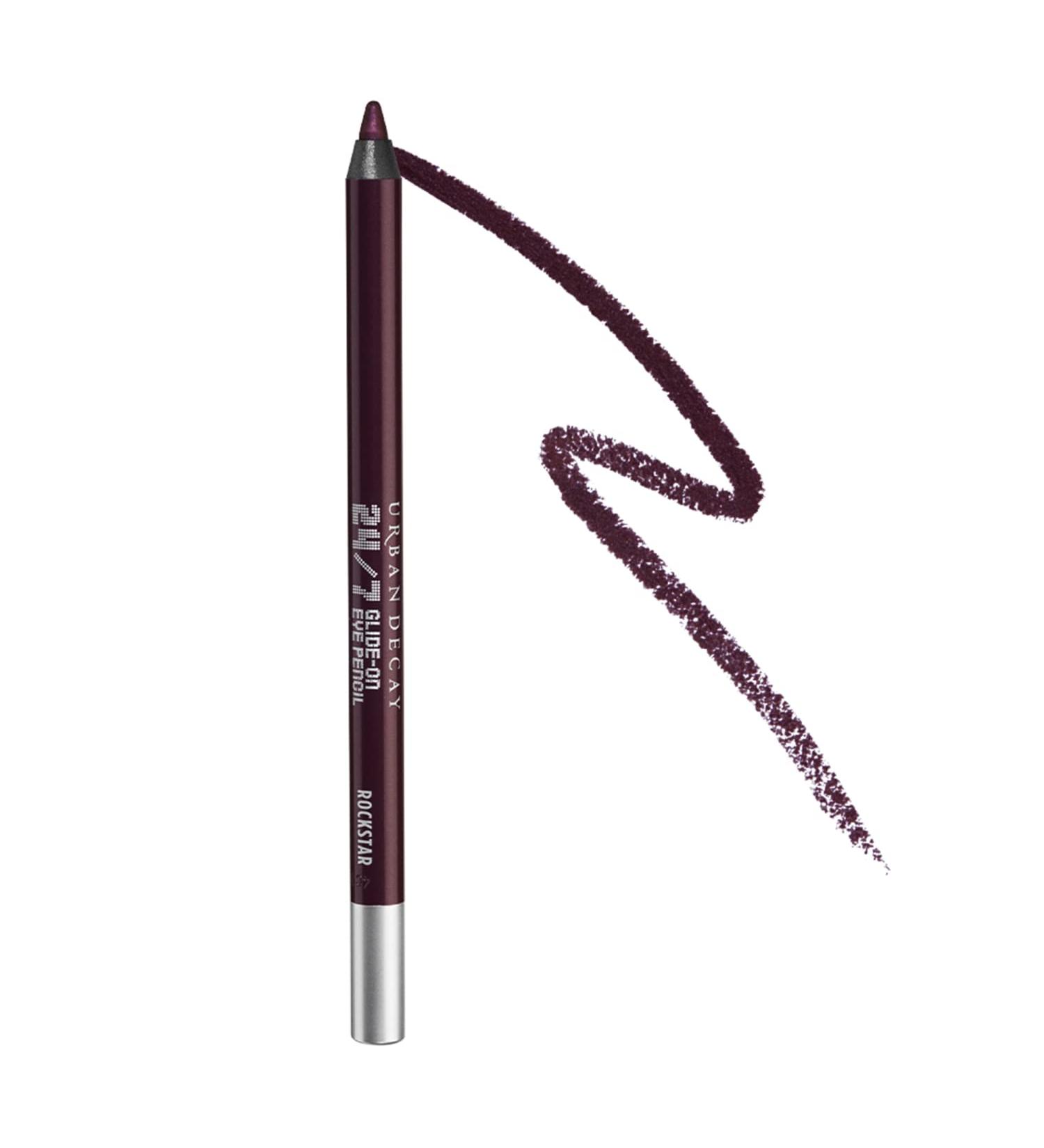 Urban Decay 24/7 Glide-On Waterproof Eyeliner Pencil - Rockstar (Dark Purple) | Long-Lasting, Smudge-Proof Formula with Sharpenable Tip - Buy Online on GoSupps.com