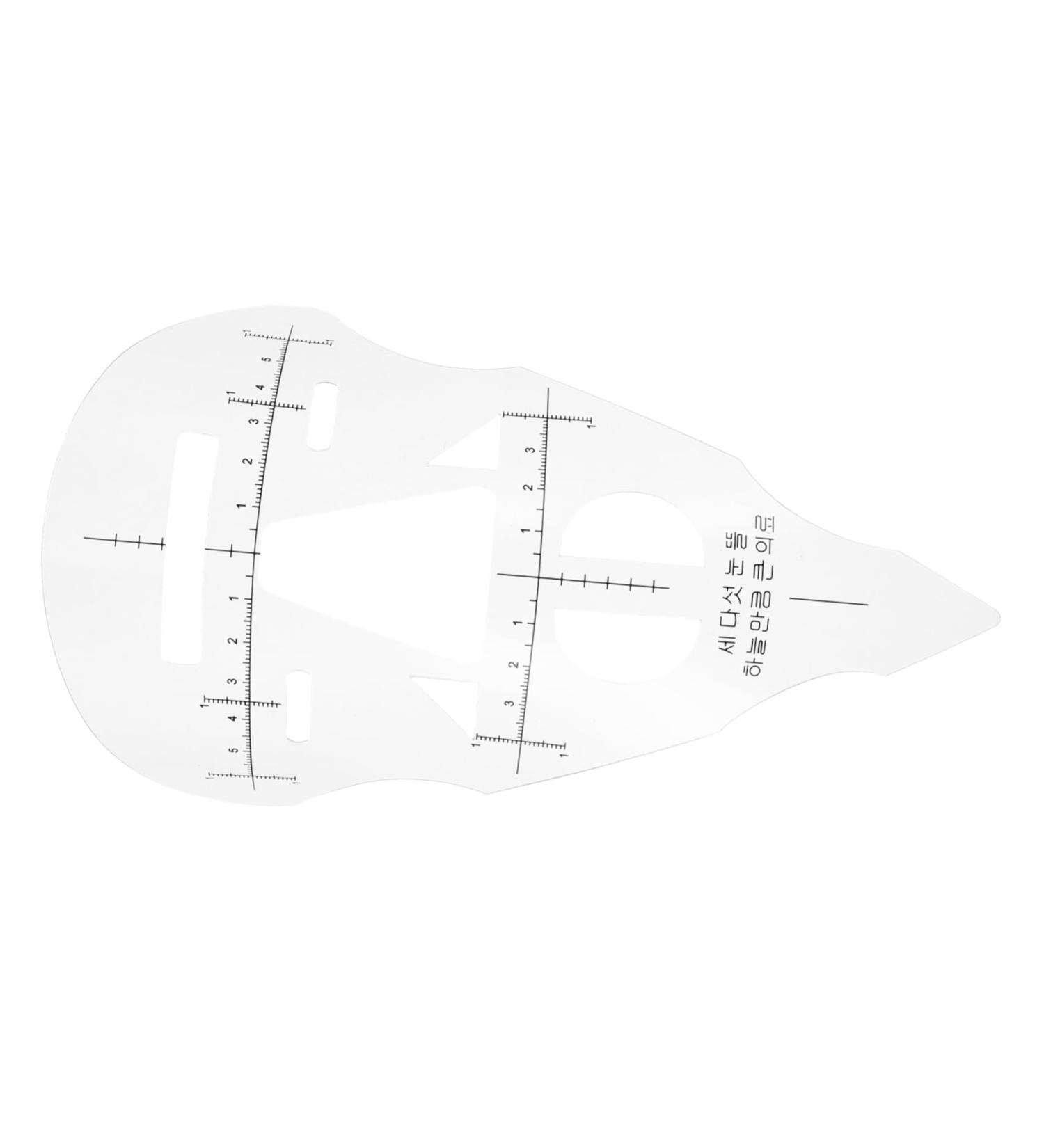Hemoton 1pc Lip Ruler Eyebrow Ruler Eyebrow Grooming Stencil Eyebrow Stencil Positioning Tool Thread - Buy Online on GoSupps.com
