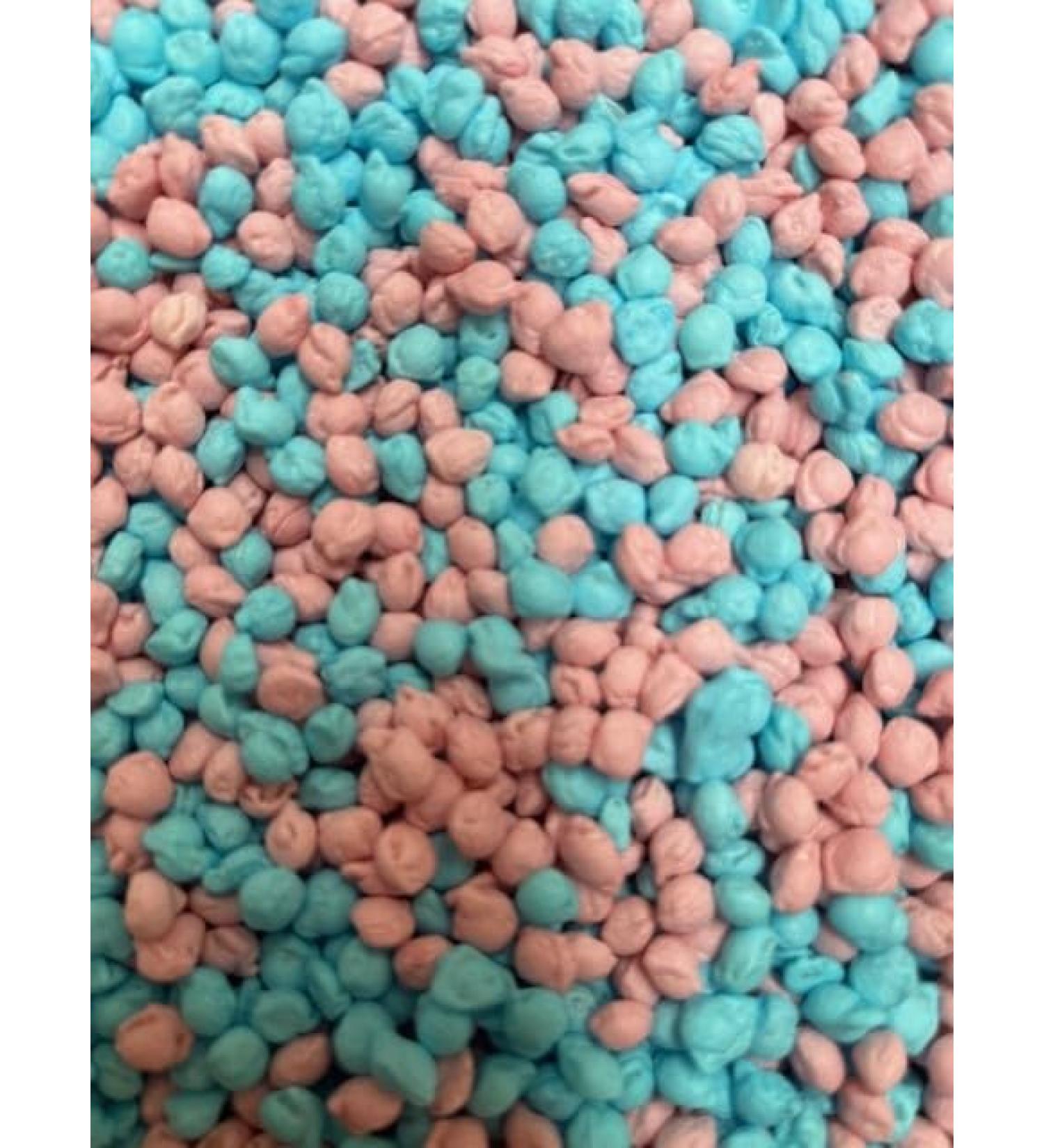 Millions Tiny Chewy Sweets Blue Bubblegum & Pink Strawberry Mix 1kg - Buy Online on GoSupps.com