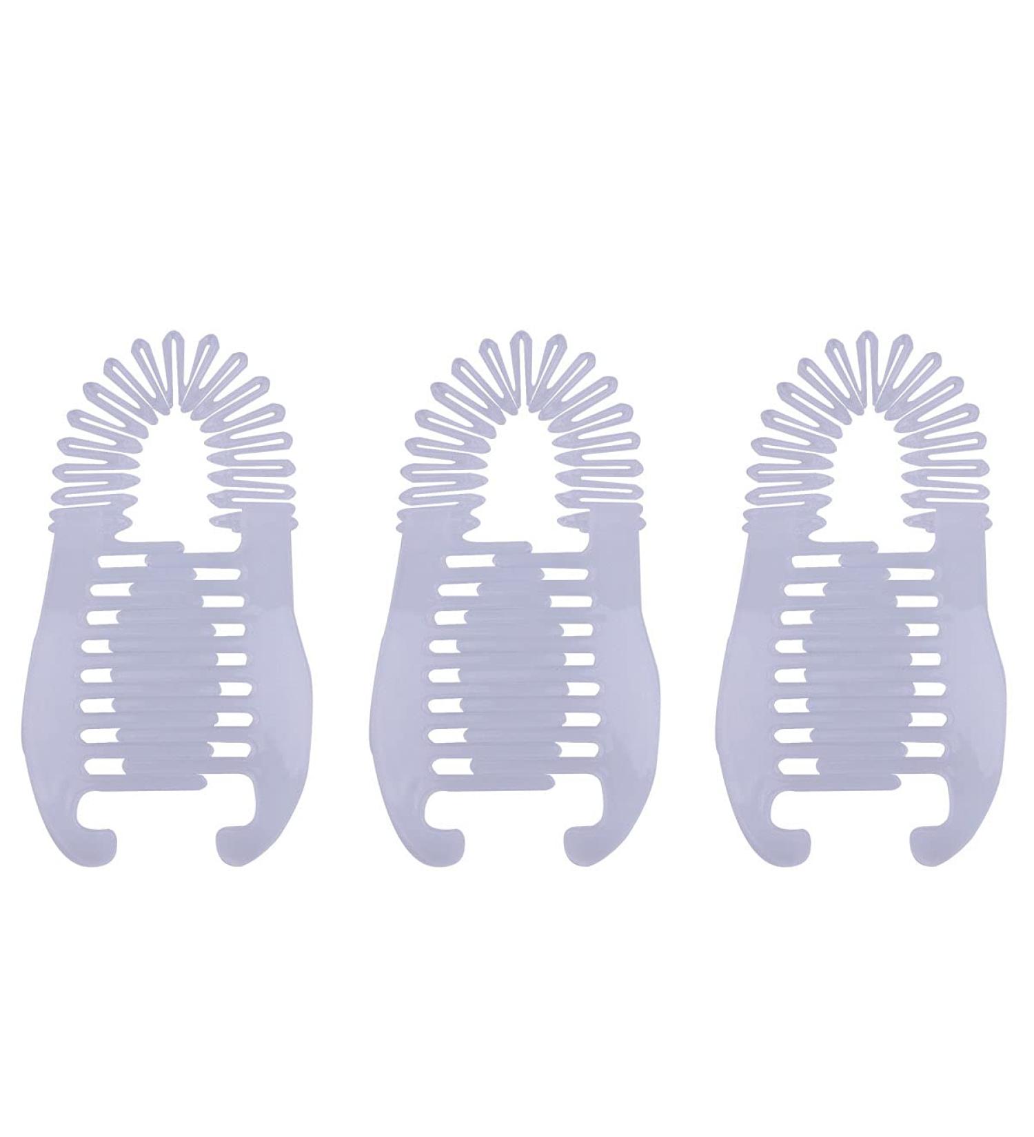 Numblartd 3Pcs Interlocking Banana Clip Combs - Clear Hair Accessories for Women - Buy Online on GoSupps.com
