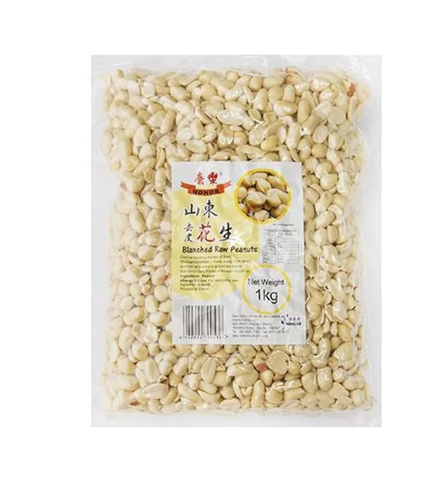 Honor Blanched Raw Peanuts - 1kg
