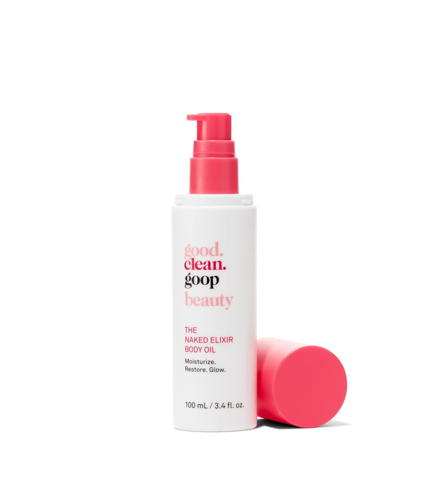 Good Clean Goop The Naked Elixir Body Oil | Hydrating Body Oil with Vitamin E Turmeric & Saffron | Vegan & Cruelty-Free | 3.4 Fl oz - International Shipping Available - Buy Online on GoSupps.com