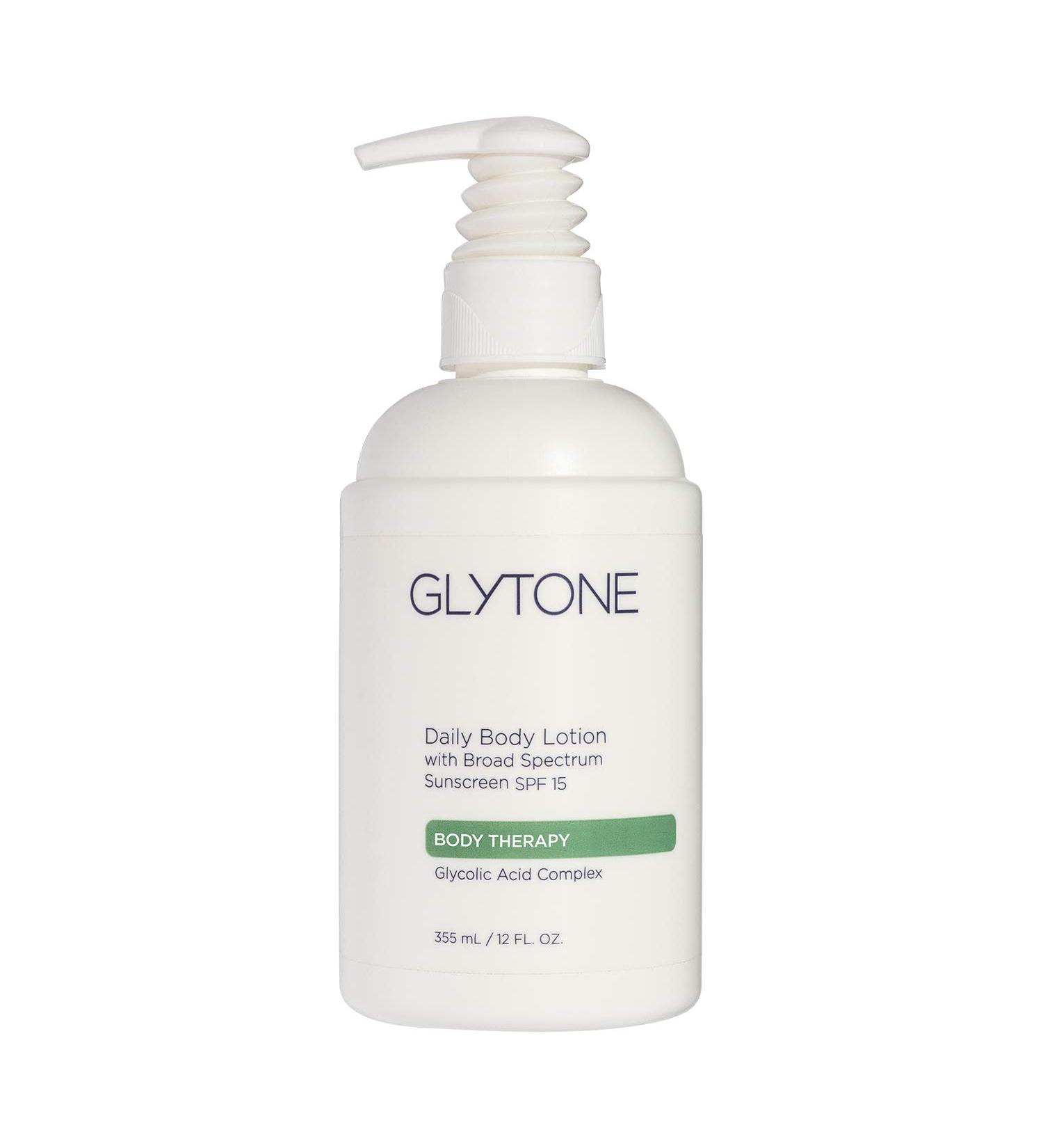 Glytone Daily Body Lotion SPF 15 with Glycolic Acid & Shea Butter - 12 fl. oz - Buy Online on GoSupps.com