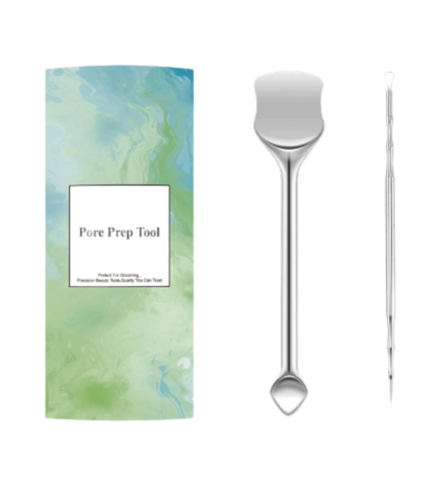 Esquirla Pore Prep Tool Facial Pore Cleaner Stainless Steel with Storage Case Pore Cleaning Beauty Tool for Blemish Whitehead Popping - Buy Online on GoSupps.com