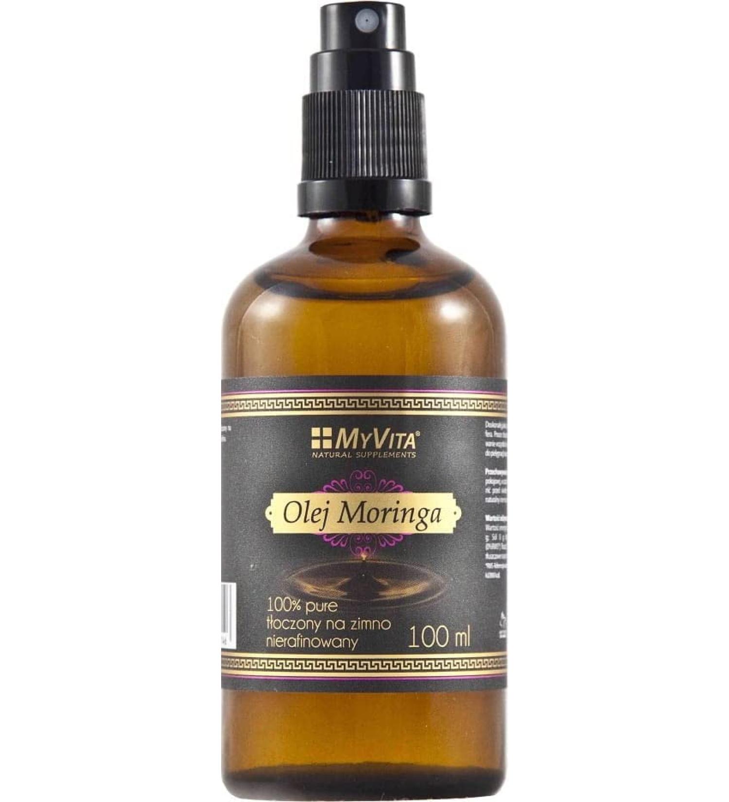 MyVita Moringa Oil 100% Unrefined Cold Pressed 100ml