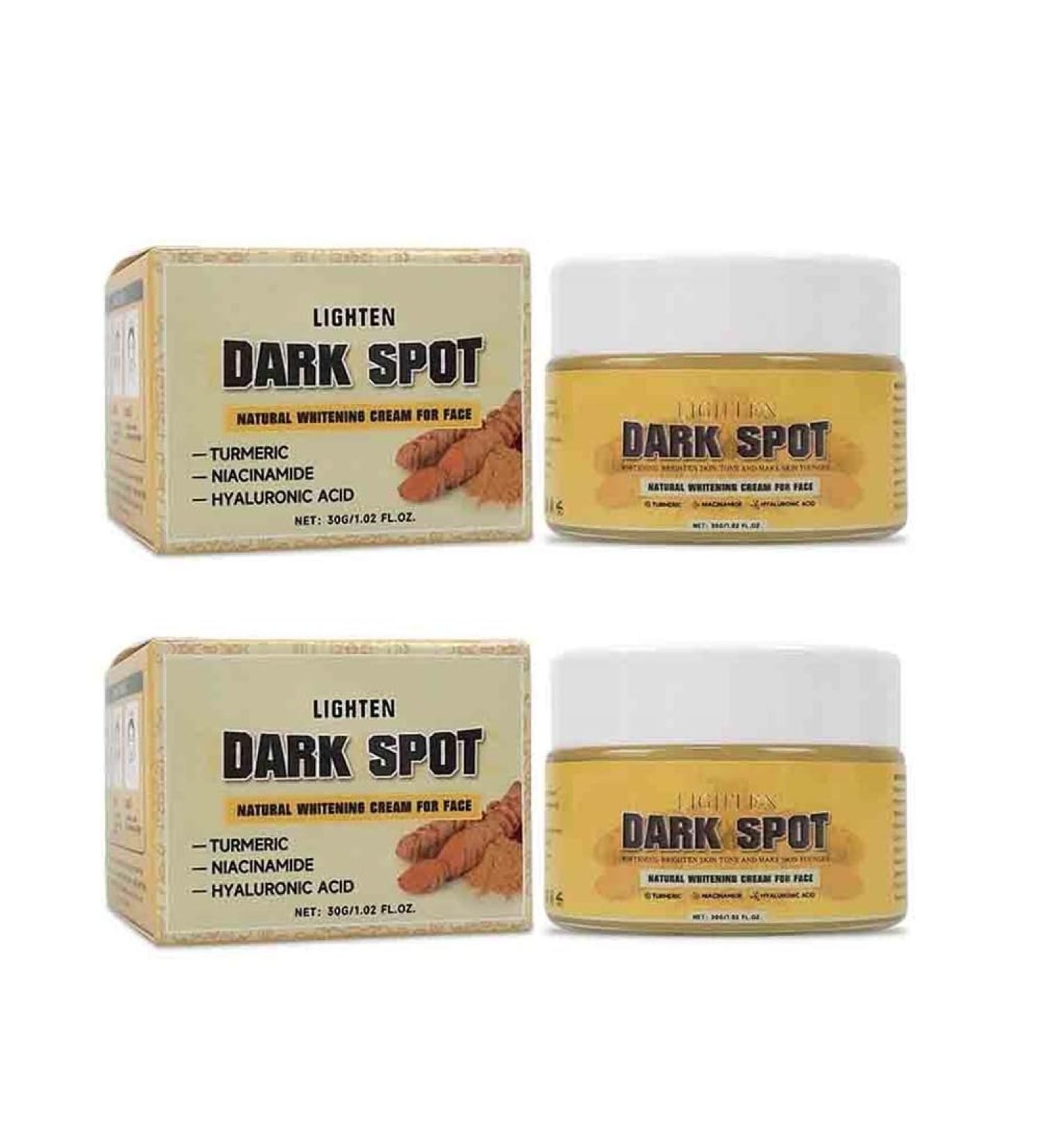 Turmeric Face Cream Dark Spots Removal Whitening Facial Cream Lightening Improve Dullness Skin Care Products Natural Ingredients Moisturizing and Mild Effect Skin Barrier Intensive Cream - Buy Online on GoSupps.com