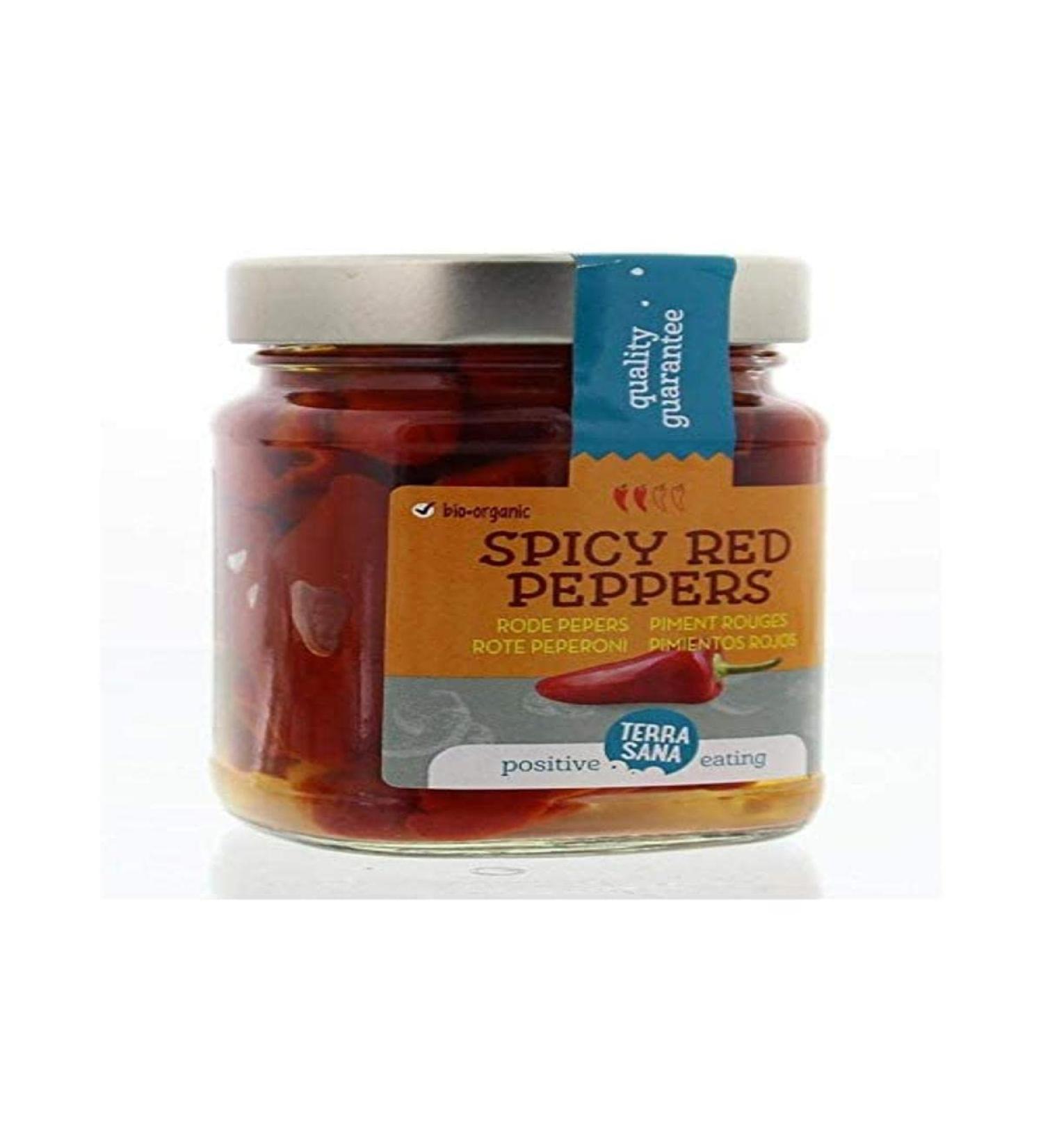 Piments rouges BIO 220 g - TERRASANA