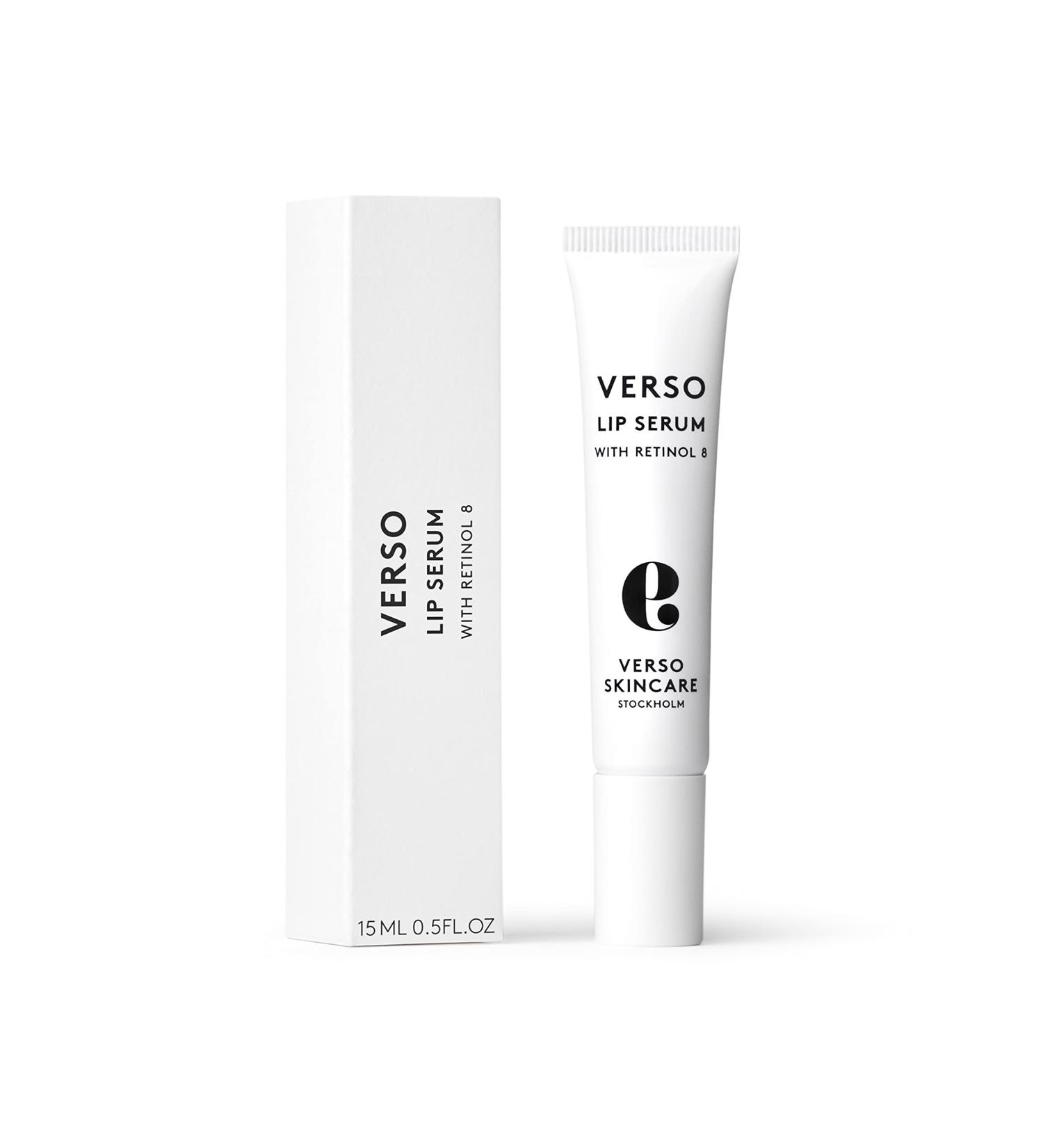 Verso Skin Care Moisturizing Lip Serum with Retinol 8 | Anti-Aging Lip Plumper for Soft Lips & Youthful Skin | Best Lip Care (0.5 fl oz) - International Shipping Available - Buy Online on GoSupps.com
