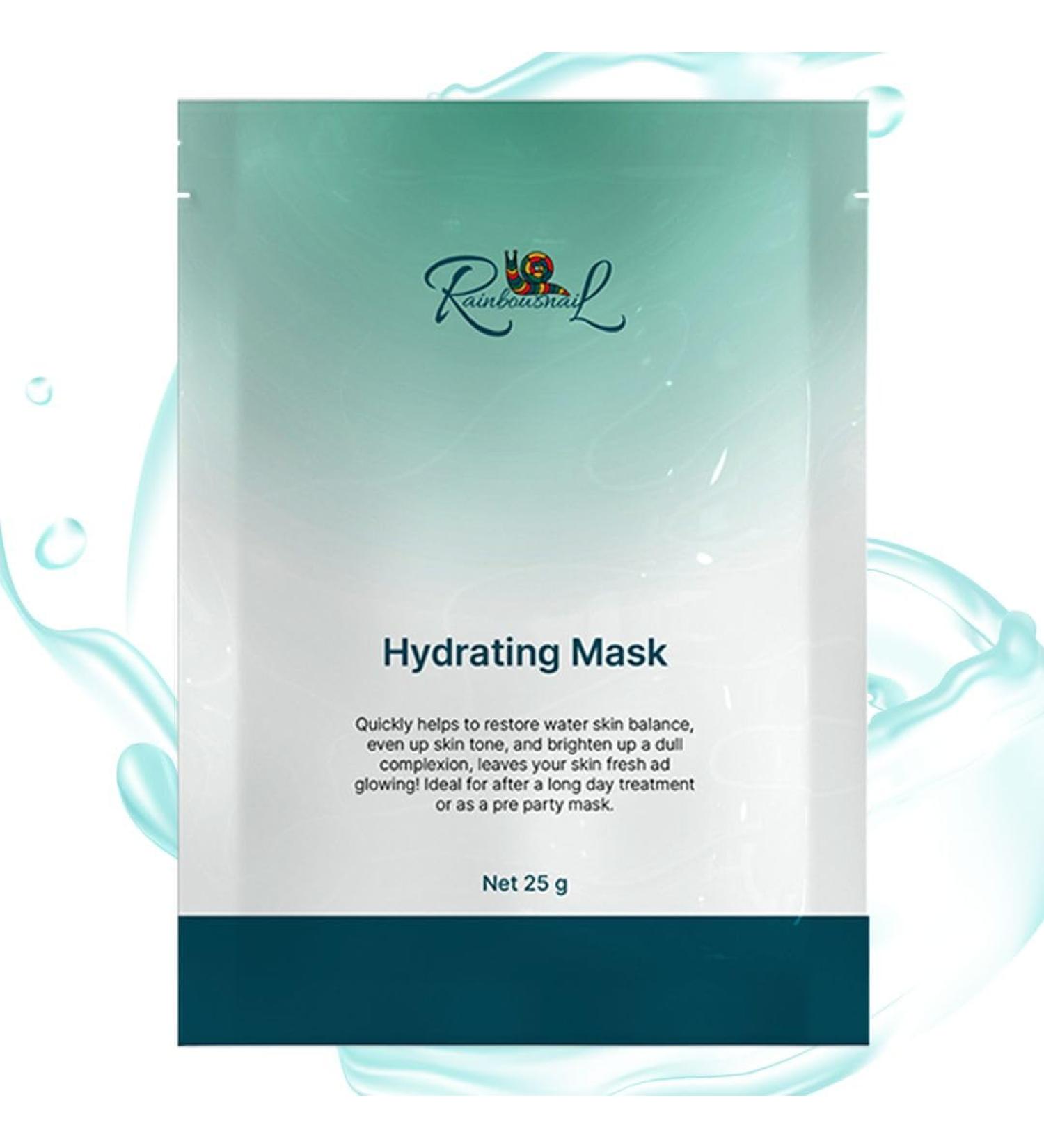 RainbowSnail - Hydrating Mask - Snail Skincare Sheet Face Masks Face Masks Skincare Korean Face Masks Snail Masks Teen Skin care Face Serum Korean Skincare - Buy Online on GoSupps.com