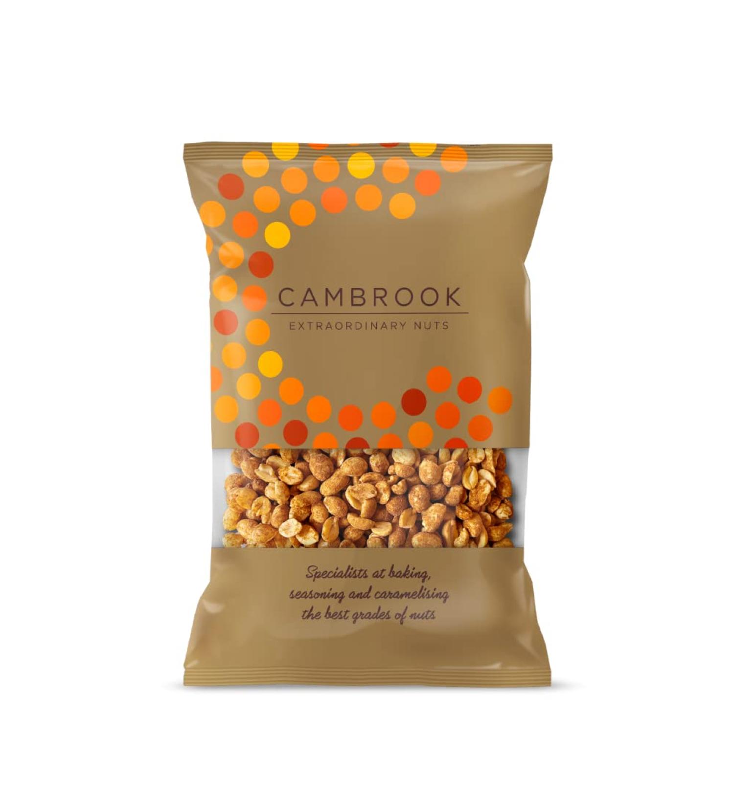 Cambrook Dry Roasted Peanuts 1kg Bag - Premium Quality, Gluten Free, Vegan Nuts - Buy Online on GoSupps.com