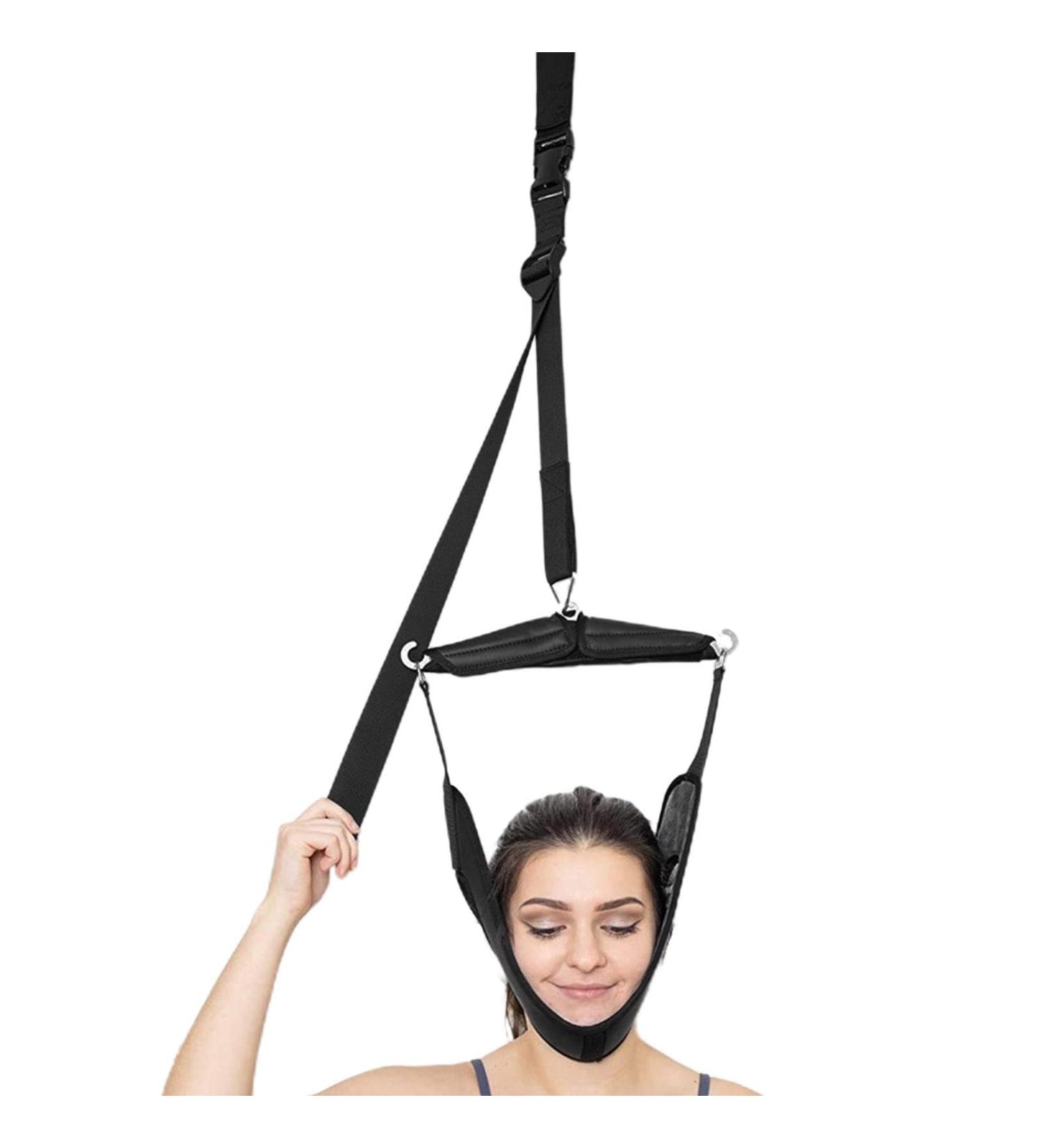 Portable Neck Puller & Traction Device - Adjustable Over-the-Door Vertebral Support for Men & Women - Buy Online on GoSupps.com