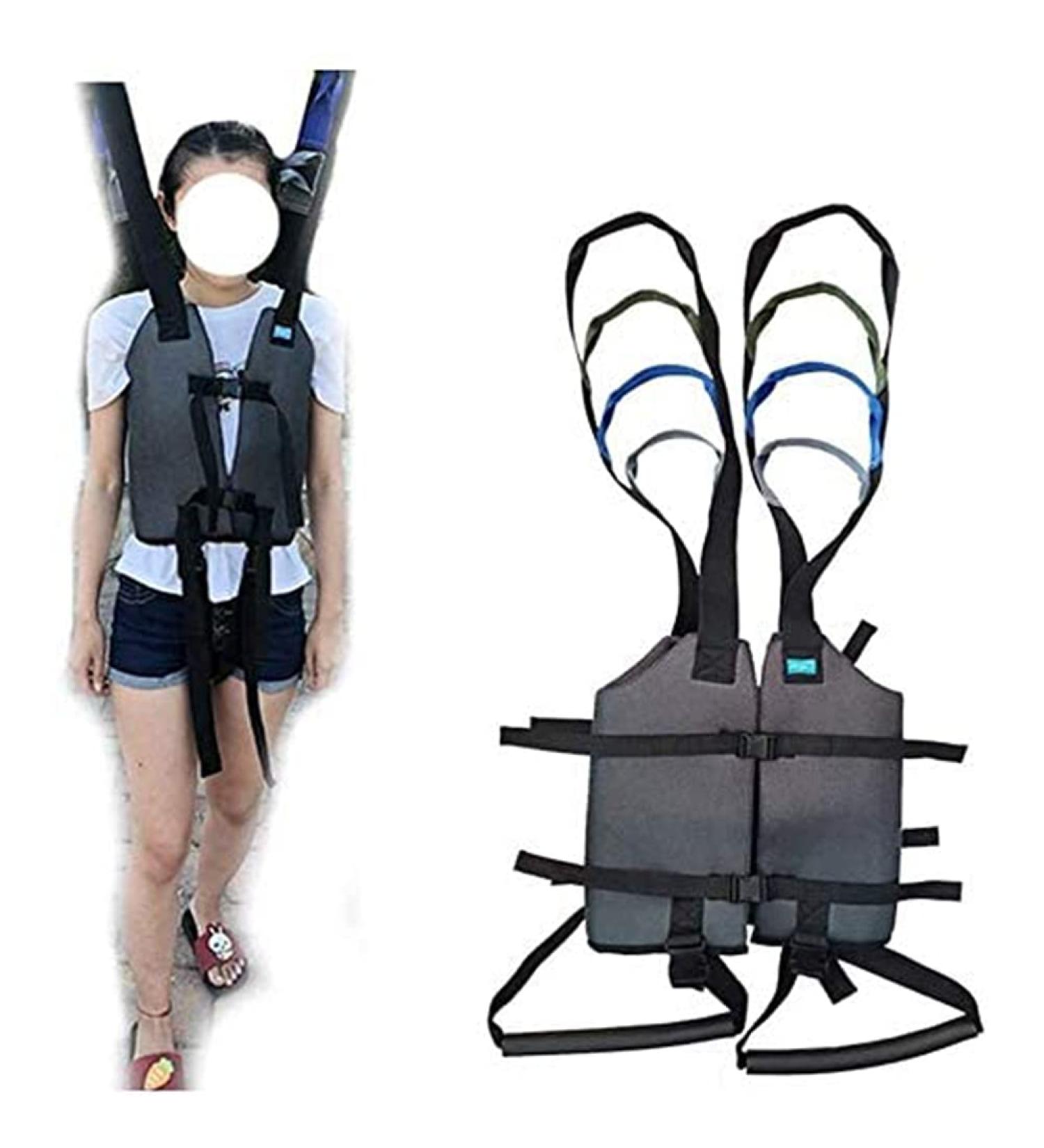 Slings Drive Standing Leg Trainers Exercise Thigh Hip Waist Lumbar Supports Walking Standing Aids Transfer Belt with Padded Chest Buffer - Buy Online on GoSupps.com