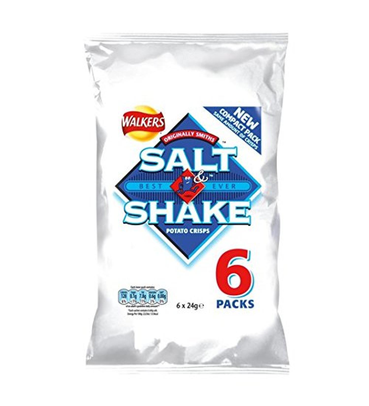 Walker's Walkers Salt & Shake 6 x 24g
