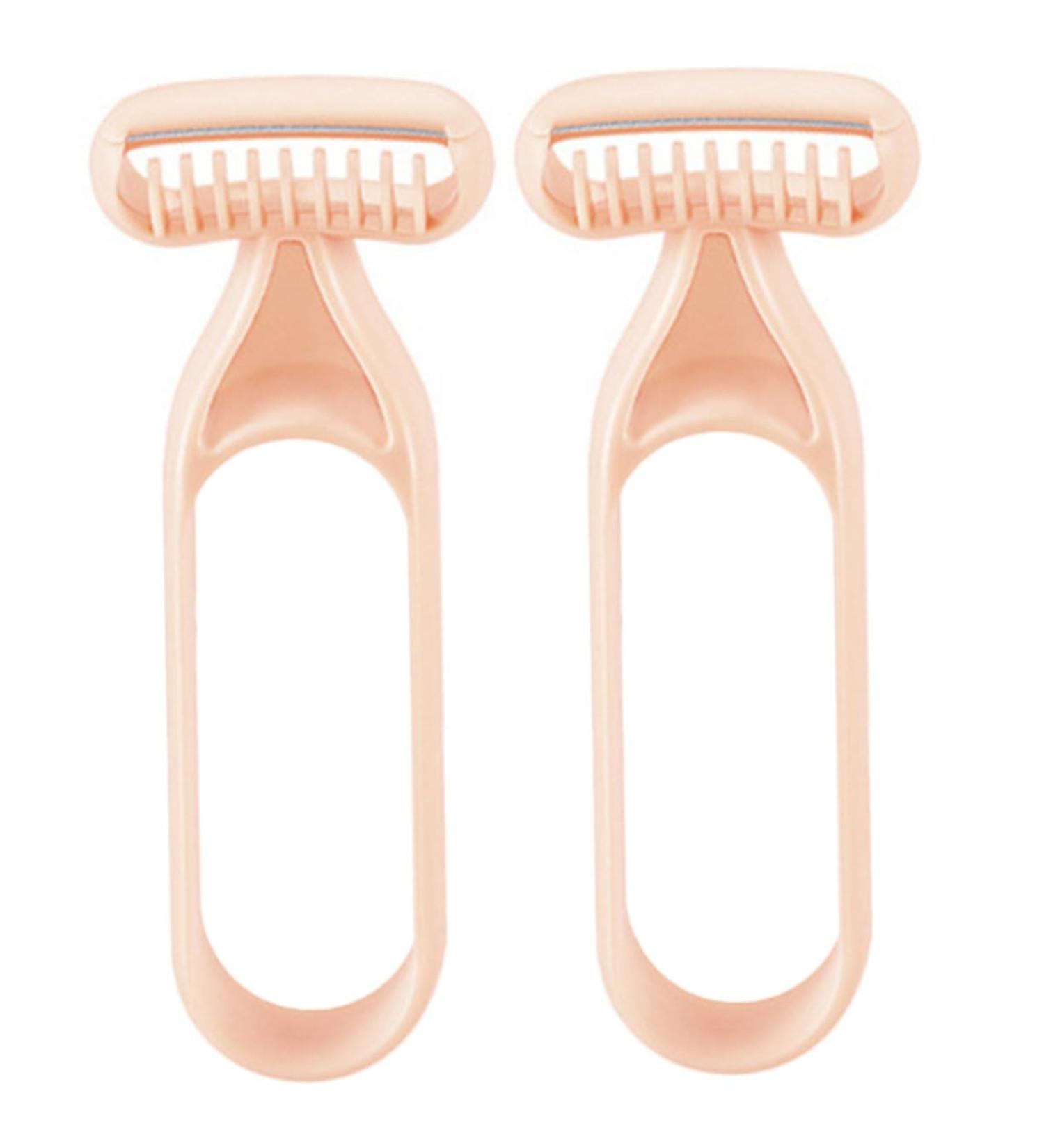 Minkissy 2-in-1 Armpit Knife Bikini Razor - Portable Women's Shaver & Body Hair Remover Tool - Buy Online on GoSupps.com