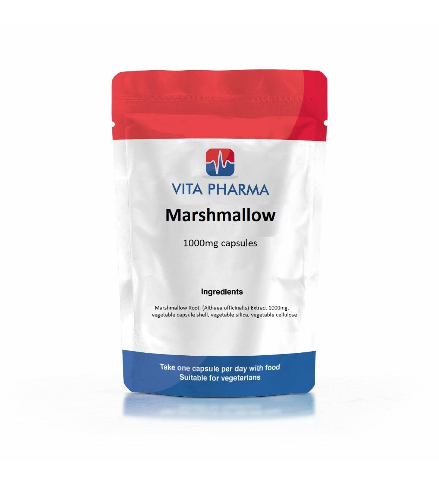 VITA PHARMA Marshmallow Root 1000mg 120 Capsules