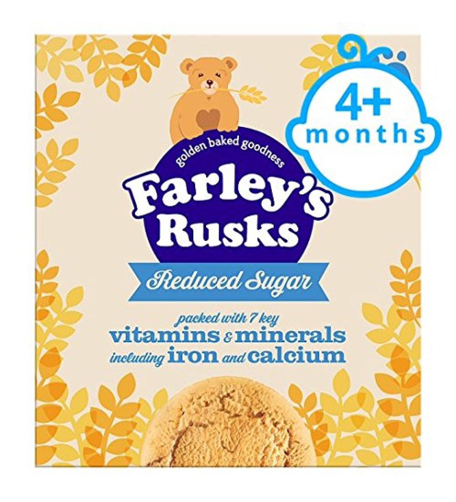 Farley's Rusks Reduced Sugar Original 18'S 300G