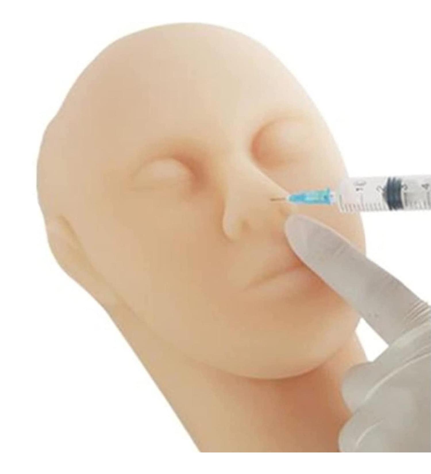 Buy Liruipengbj Study Model - Injection Training Silicone Head for Nurses & Medical Students | Ideal for Facial Anatomy Practice - Buy Online on GoSupps.com