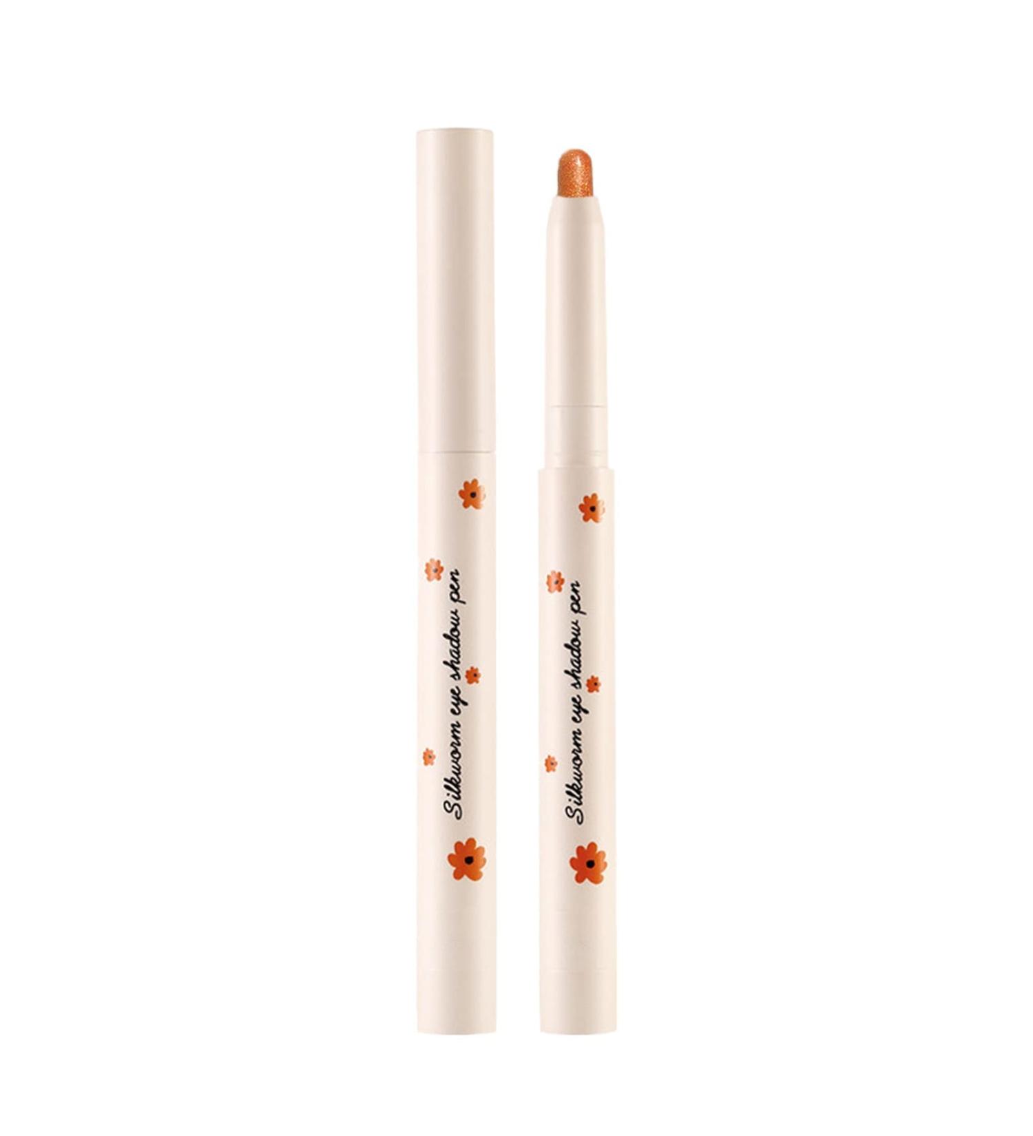Lying Silkworm Pen Highlighter Stick Waterproof Sweat Champagne Gold Pearl White Eye Shadow Pen Highlight Three Tear Eye Makeup Dragon Beauty Makeup (A One Size) One Size A