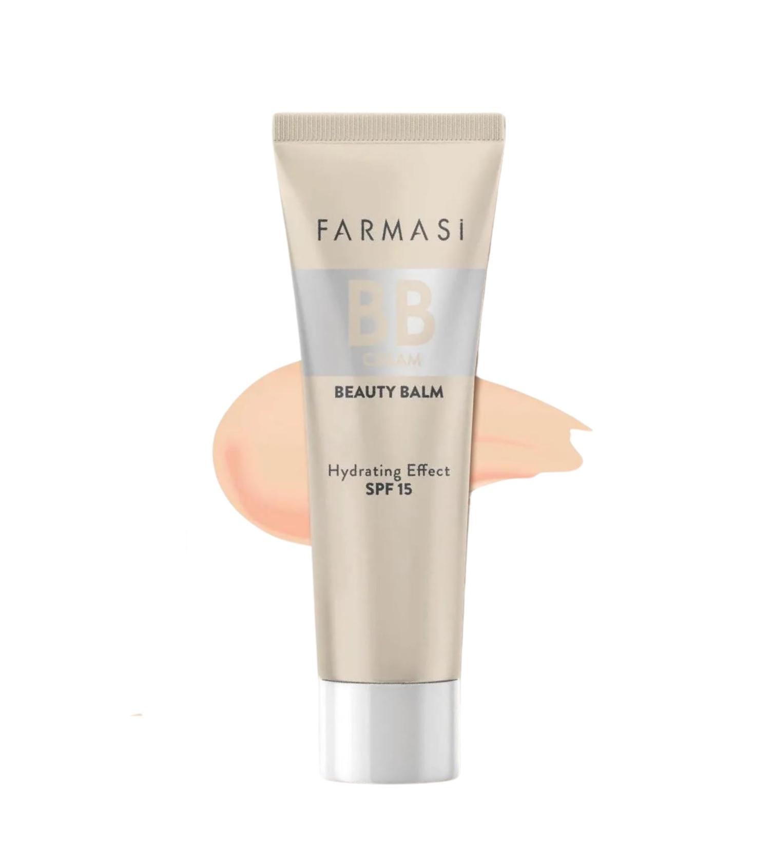 FARMASi Make Up BB Cream Beauty Balm Full-Coverage Foundation Concealer Moisturizer BB Cream for All Skin Types 1 fl. oz. / 30 ml (Light to Medium) - Buy Online on GoSupps.com