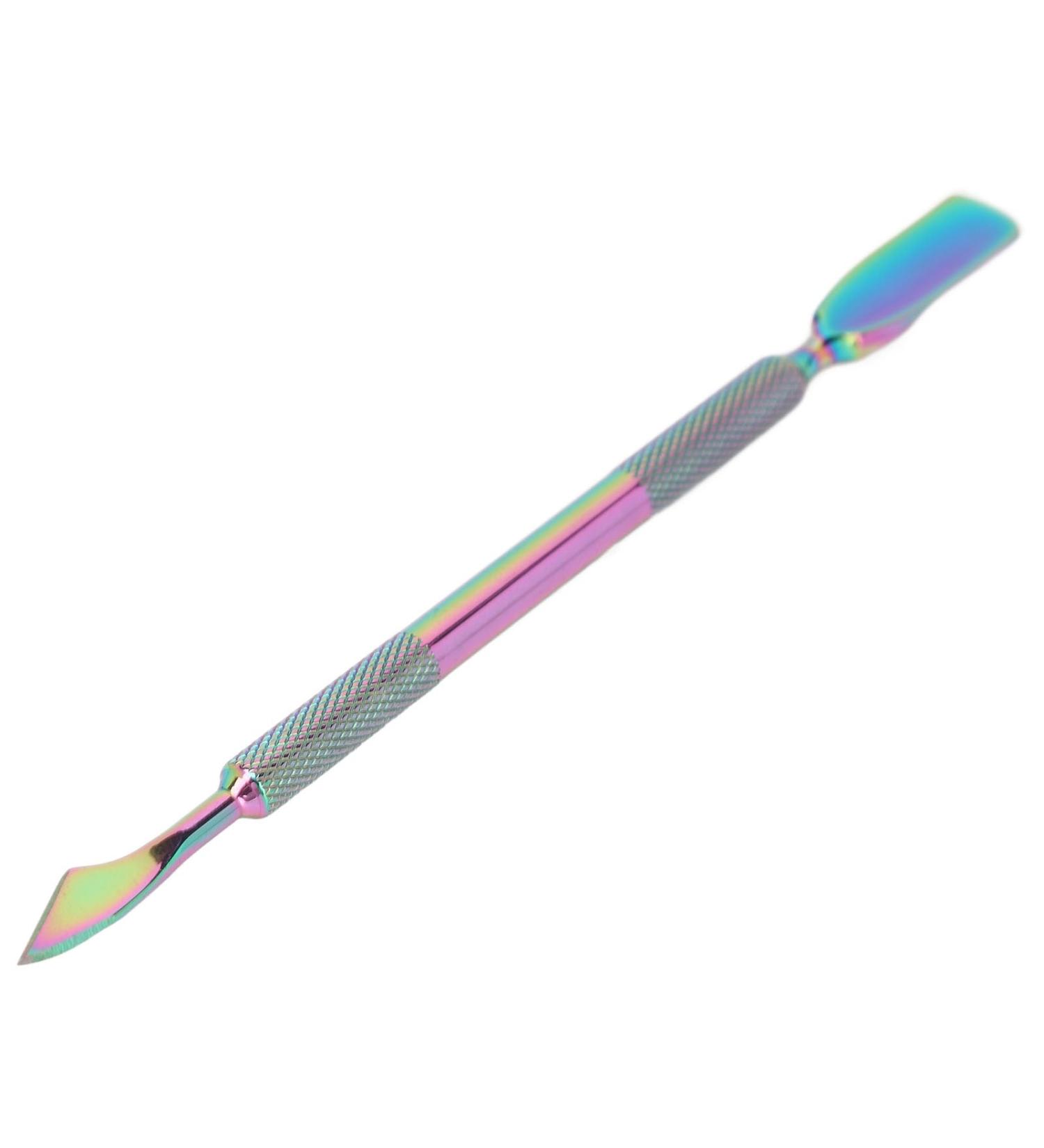 Nail Bevel Cuticle Pusher Stainless Steel Double Ended Nail Art Bevel Cuticle Pusher Manicure Tool Large Size - Buy Online on GoSupps.com