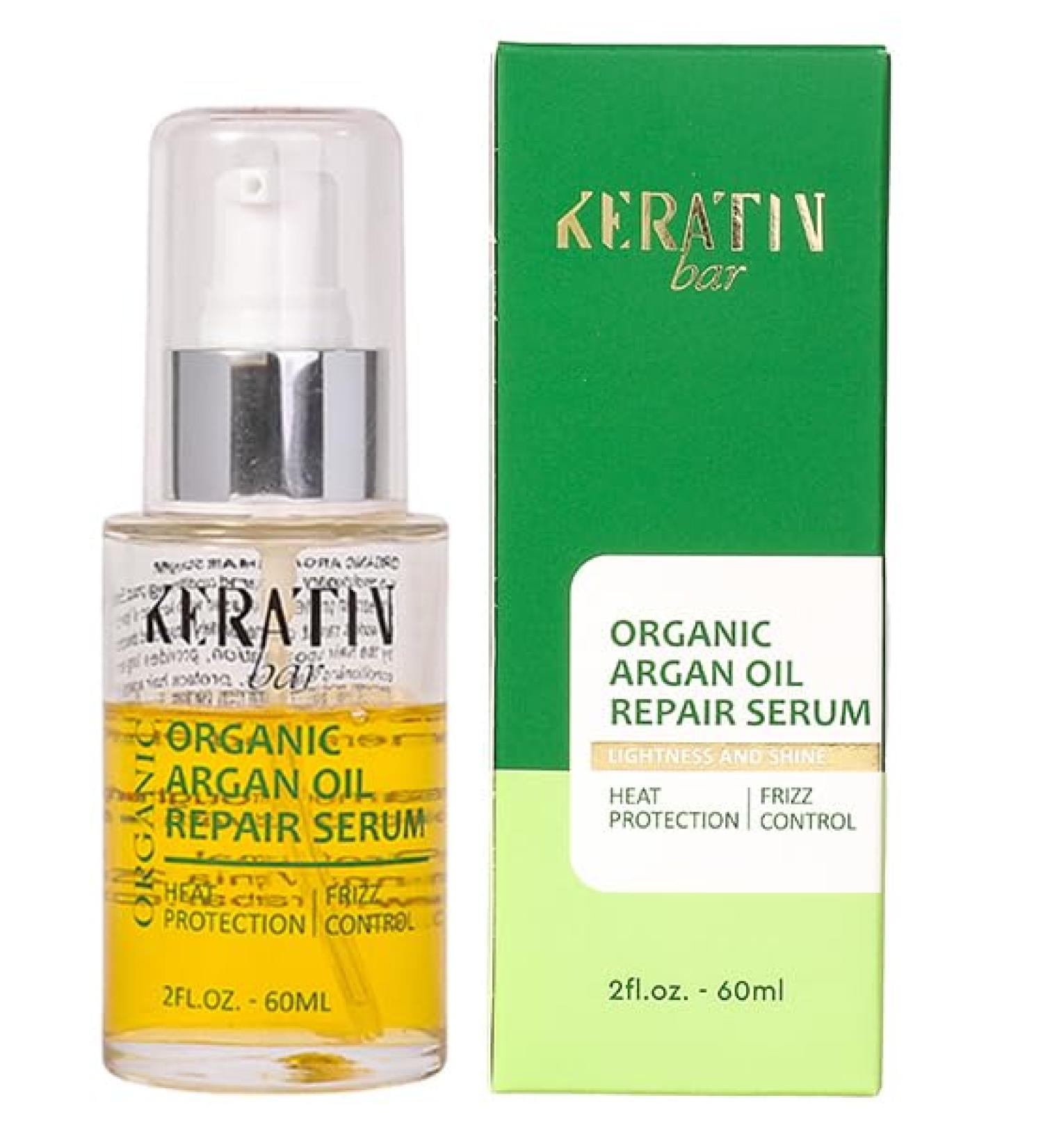 100% Organic Argan Oil Hair Serum | Anti-Frizz Hydrating & Strengthening | Heat Protection & Shine for Dry Damaged Hair - Buy Online on GoSupps.com