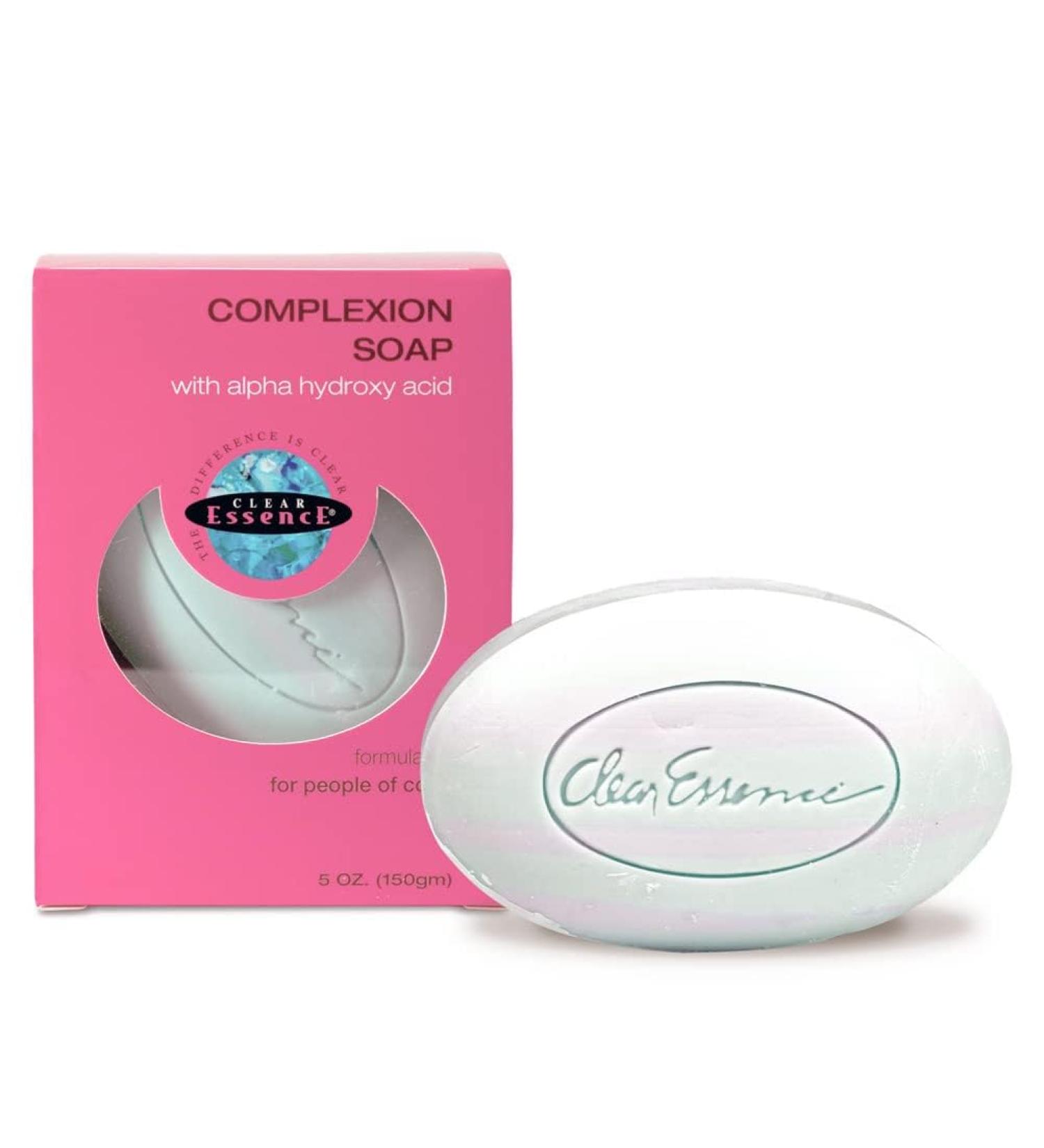 Clear Essence Anti-Aging Complexion Soap - Alpha Hydroxy Acid Exfoliating Bar for Acne & Aging - Dermatologist Tested for All Skin Types (5 Oz - Buy Online on GoSupps.com