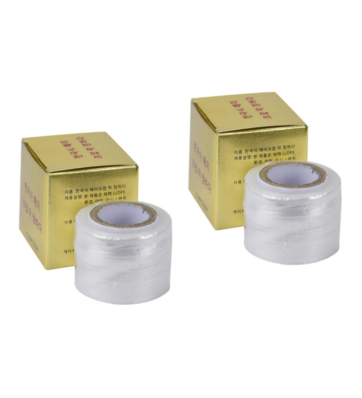 NOLITOY 2pcs Tape Disposable Eyebrow Cover Supplies Makeup Clear Film Plastic Permanent Semipermanent - Buy Online on GoSupps.com
