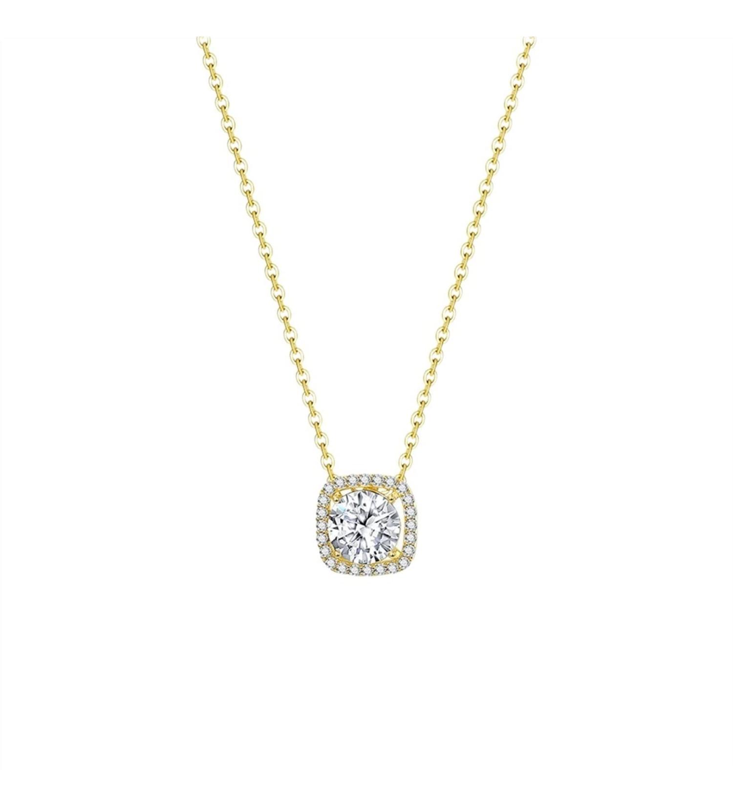 DNCG Necklace Silver Light Luxury Necklace Woman Pendant Necklace for Wife Mom's Birthday Gift Ladies Necklace - Buy Online on GoSupps.com