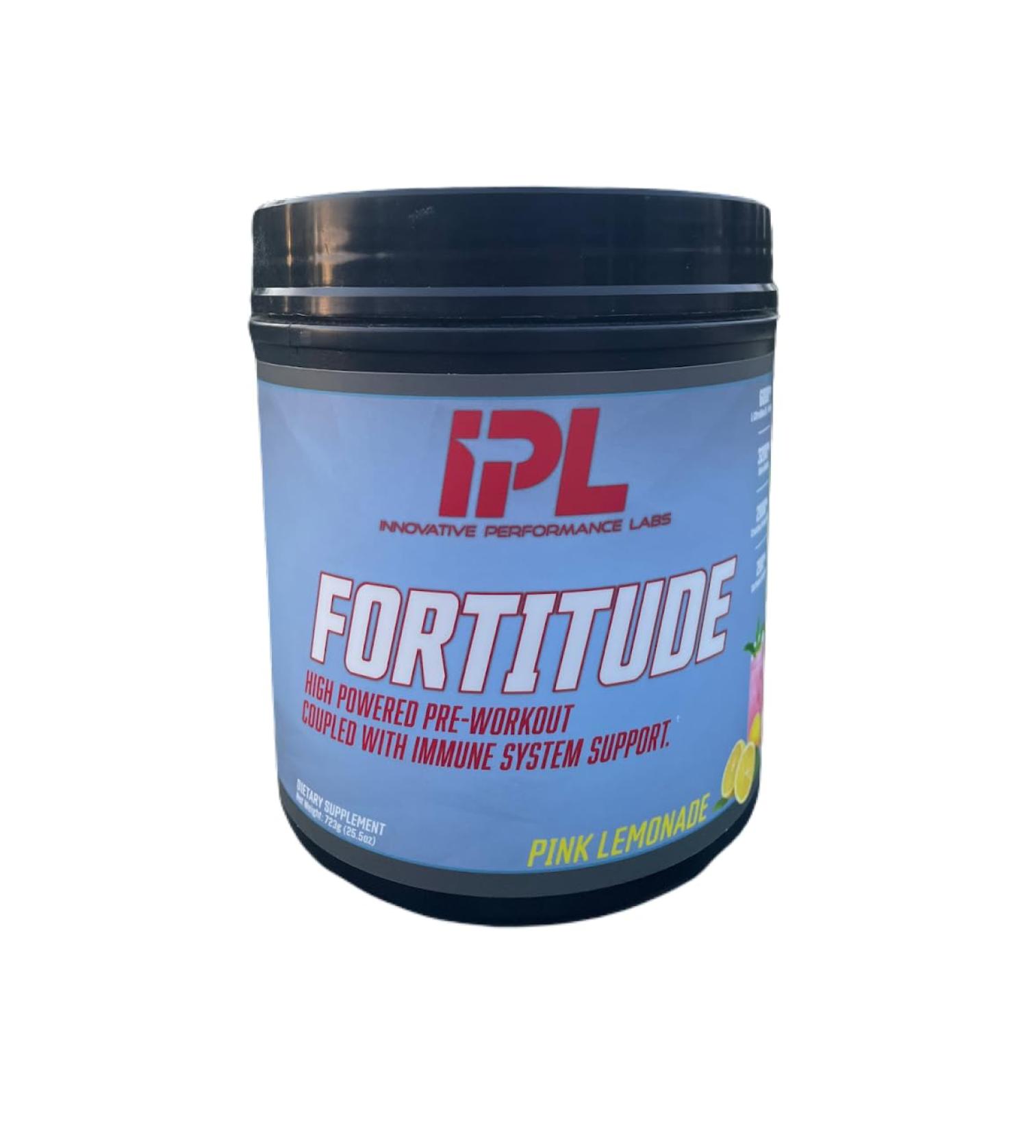 IPL Fortitude Pre-Workout - 30 Servings of Pink Lemonade | Boost Energy & Performance | Shop Internationally - Buy Online on GoSupps.com