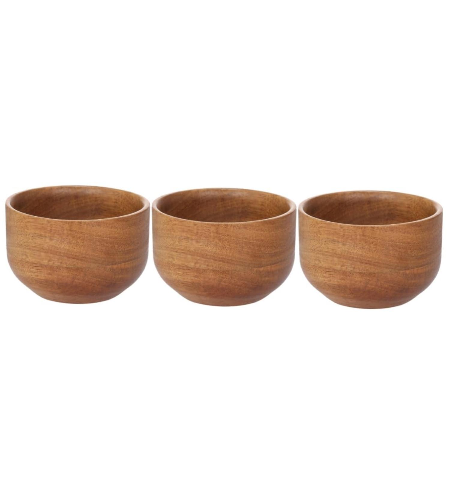Angoily 3-Pack Shaving Soap Containers for Men | Travel Razor & Brush Included | Lightweight Bamboo Shaving Bowls | 9.3x9.3x6cm - Buy Online on GoSupps.com