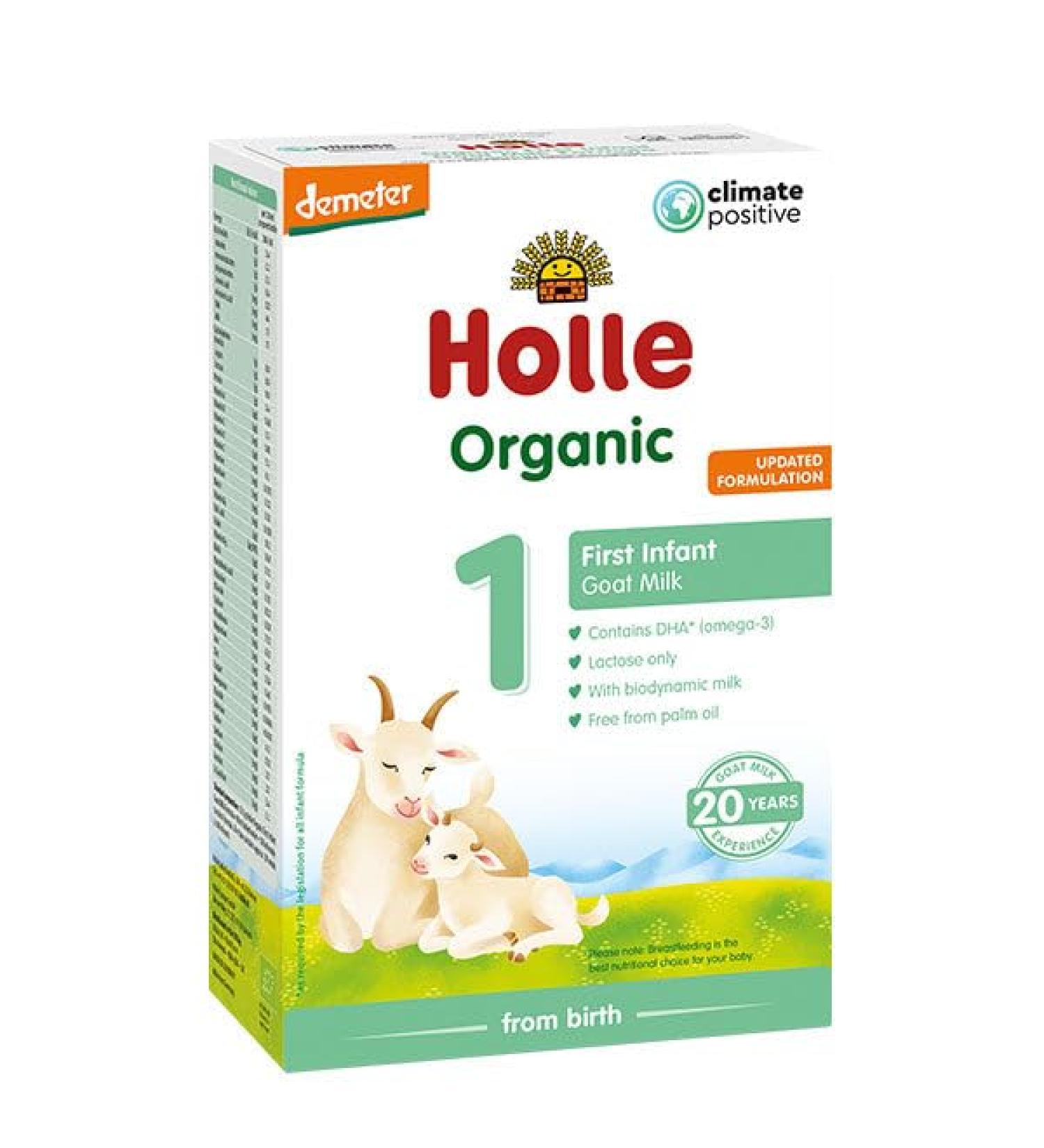 Holle Organic Infant Goat Milk Formula 1 - 100% Natural & Gentle for Babies - Buy Online on GoSupps.com