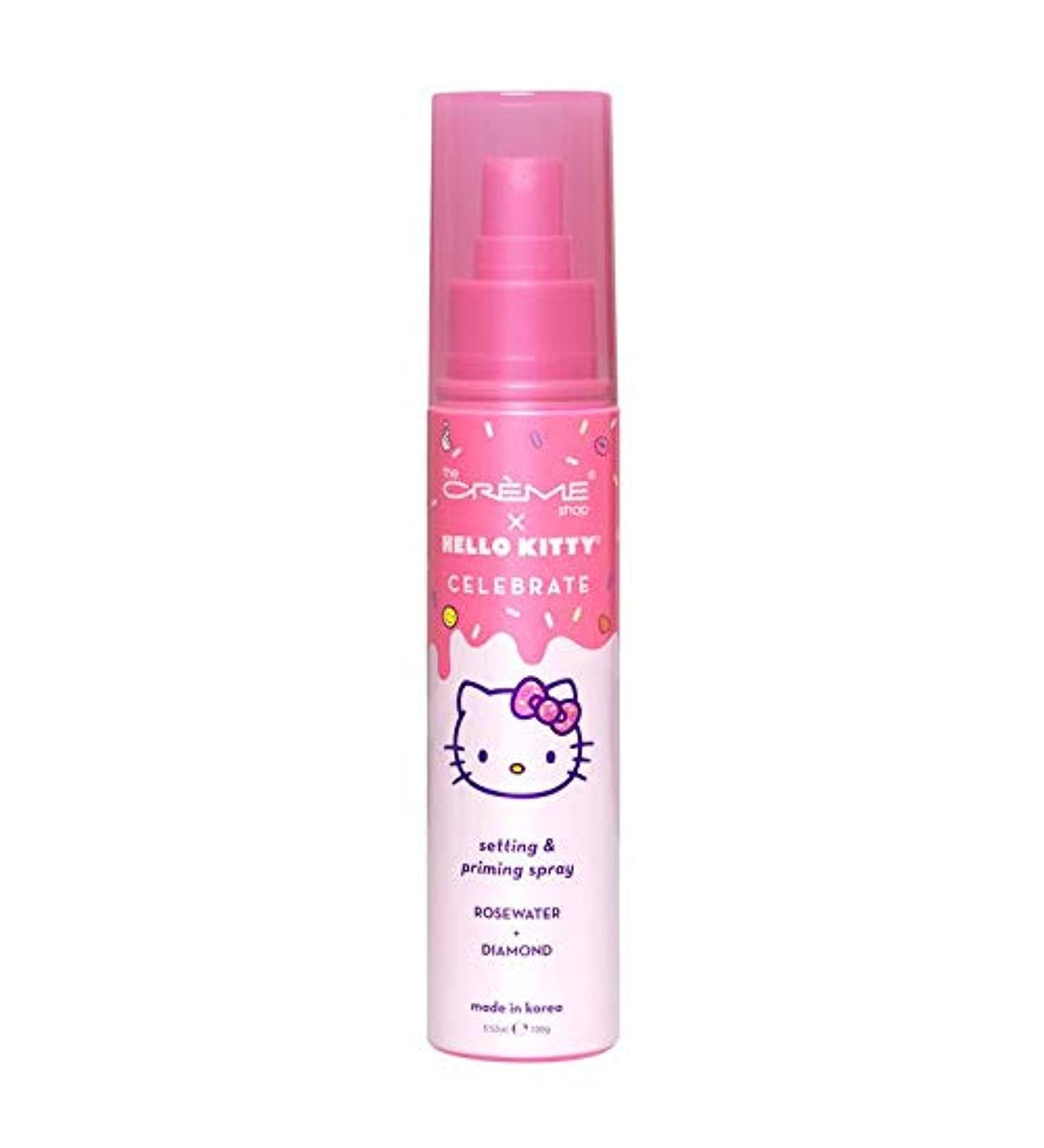 The Cr me Shop x Hello Kitty Facial Spray Priming & Setting Rose Water & Diamond | Hydrating Korean Skin Care for Makeup - Buy Online on GoSupps.com