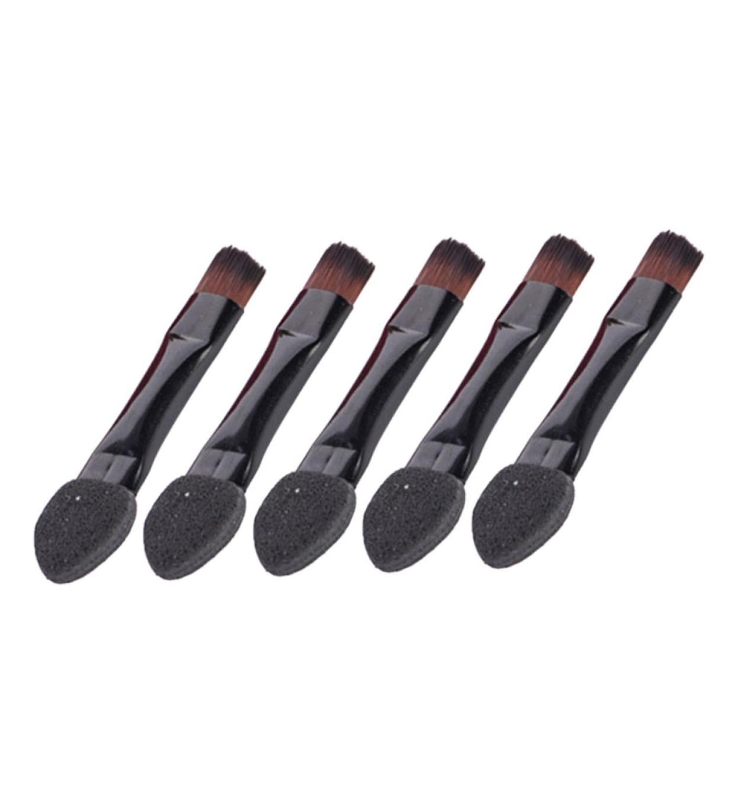 OHPHCALL 50pcs Eyebrow Brush Black Suit Makeup Eye Shadow Applicator Eye Shadow Brush Cosmetic Brush Mix Miss - Buy Online on GoSupps.com