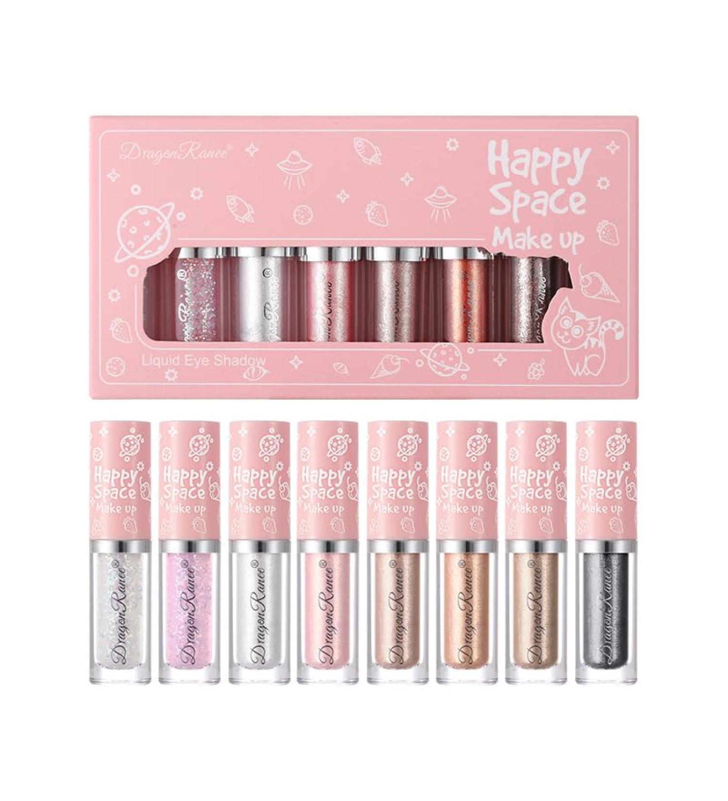 Buy Highly Pigmented Liquid Glitter Eyeshadow Set - Long Lasting Quick Drying Multi-Dimensional Sparkle for Mesmerizing Eyes | International Shipping Available - Buy Online on GoSupps.com