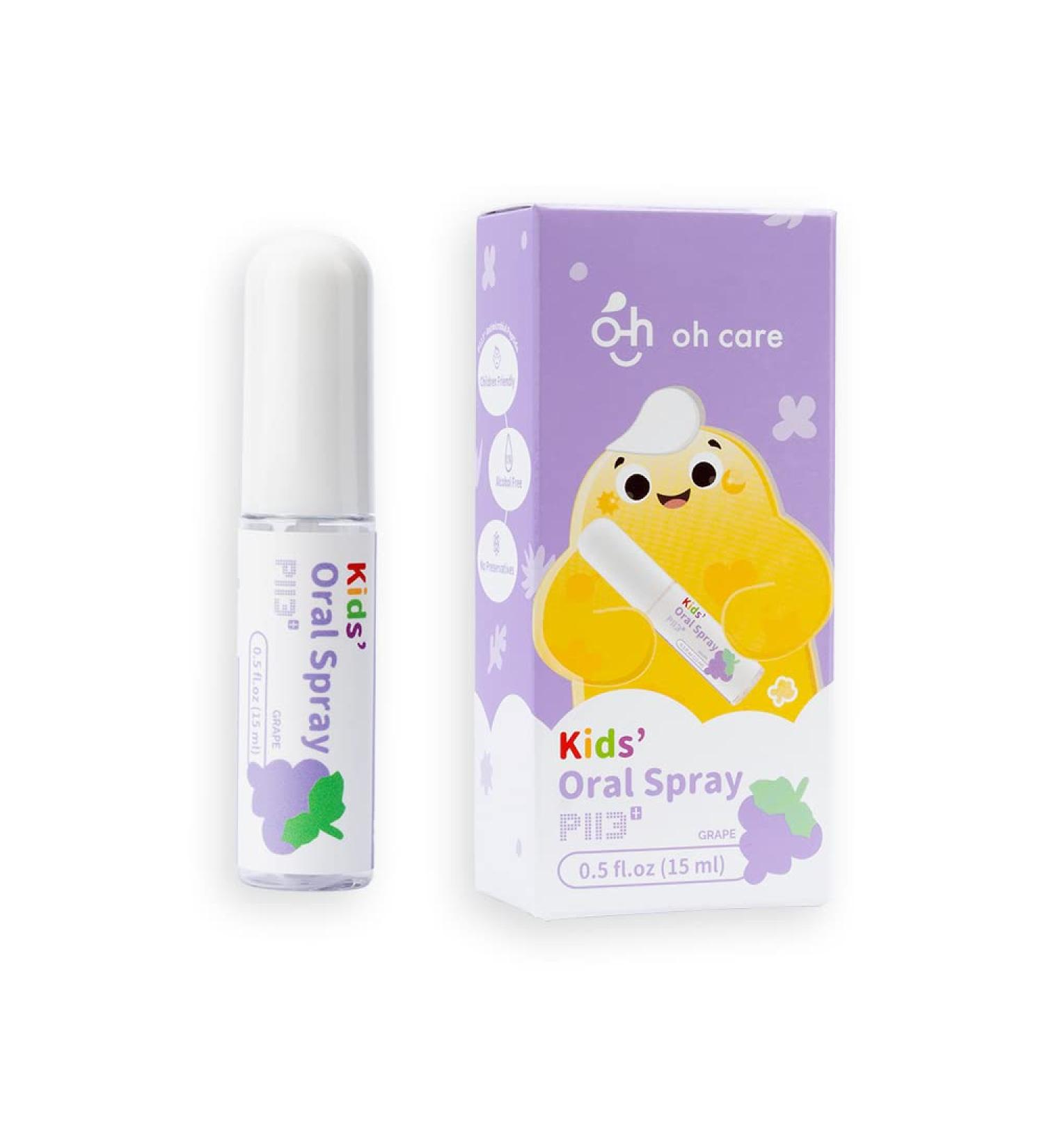Kids Grape Mouth Spray P113+ | Alcohol-Free Fluoride-Free Plaque & Cavity Protection | Safe for Children - Buy Online on GoSupps.com