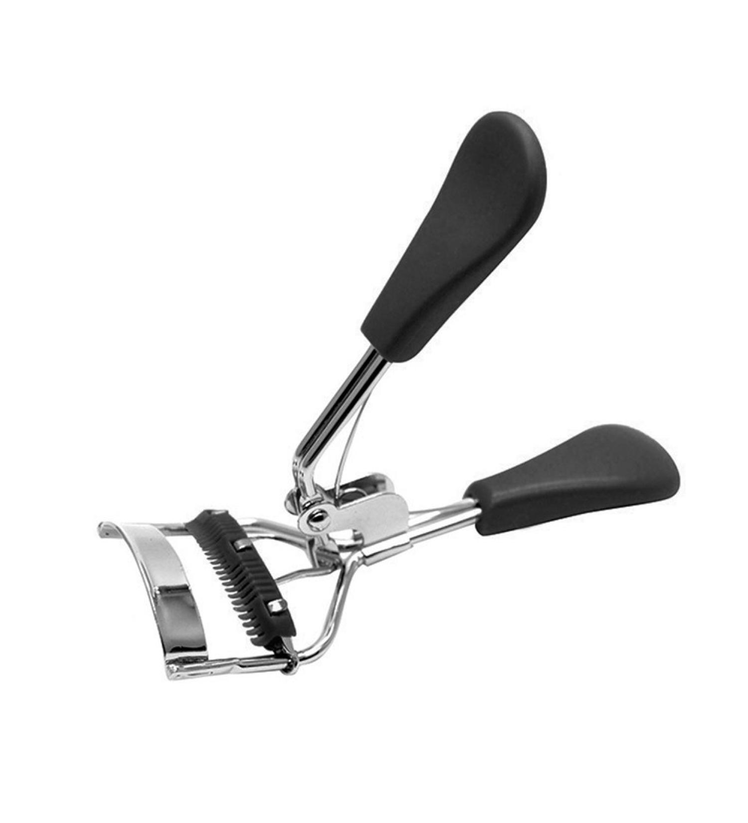 Livecity Eye Makeup Curling Eyelash Curler with Comb Clip Women Beauty Tool (Black)