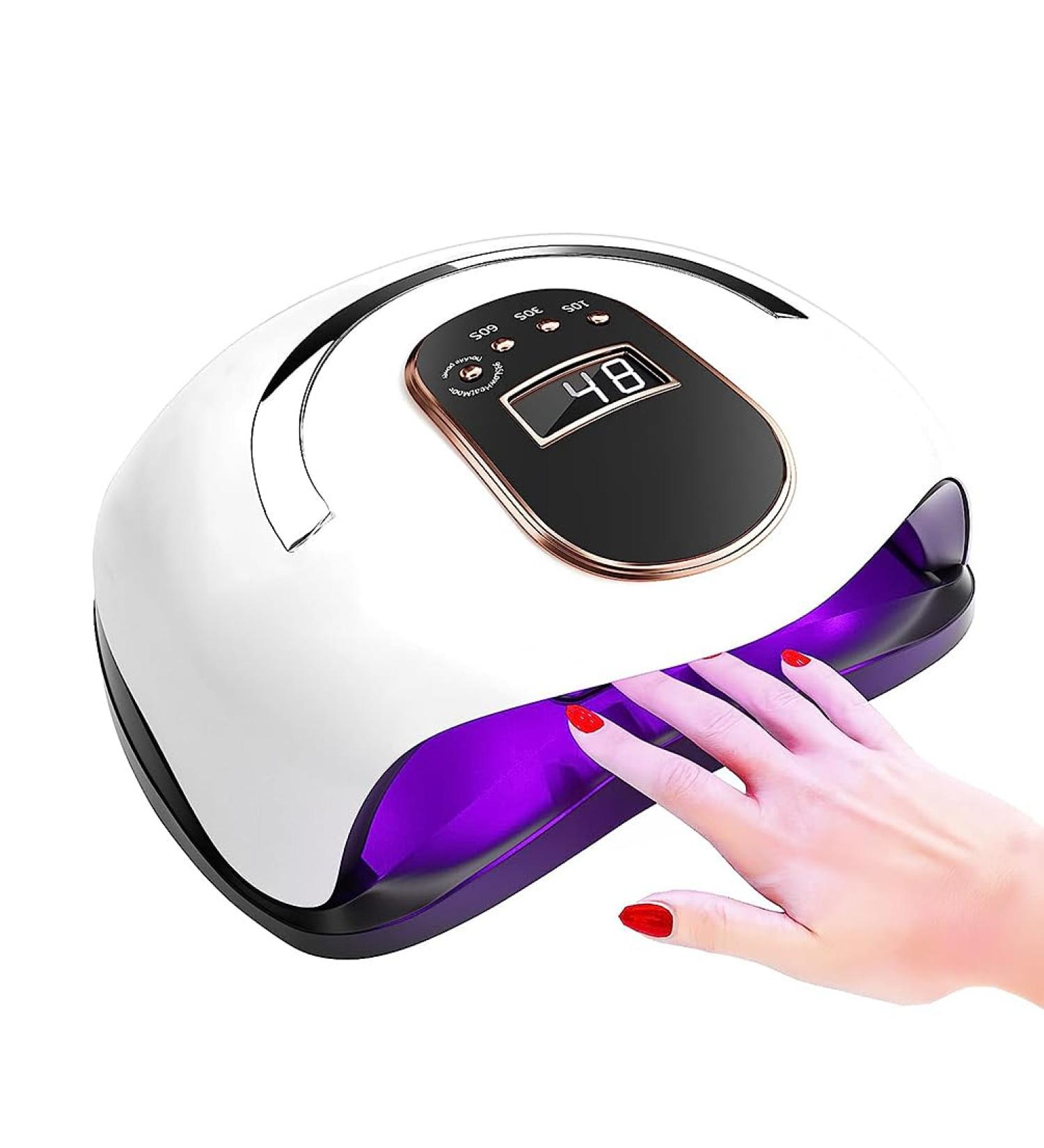 NoyoRo 168w Led Uv Nail Lamps Lcd Display With Uv Lamp Faster Nail Dryer Light With 4 Timers Auto Sensor For Quickly Cure Uv Led Gel Polish Professional Gel Nail Kits - Buy Online on GoSupps.com