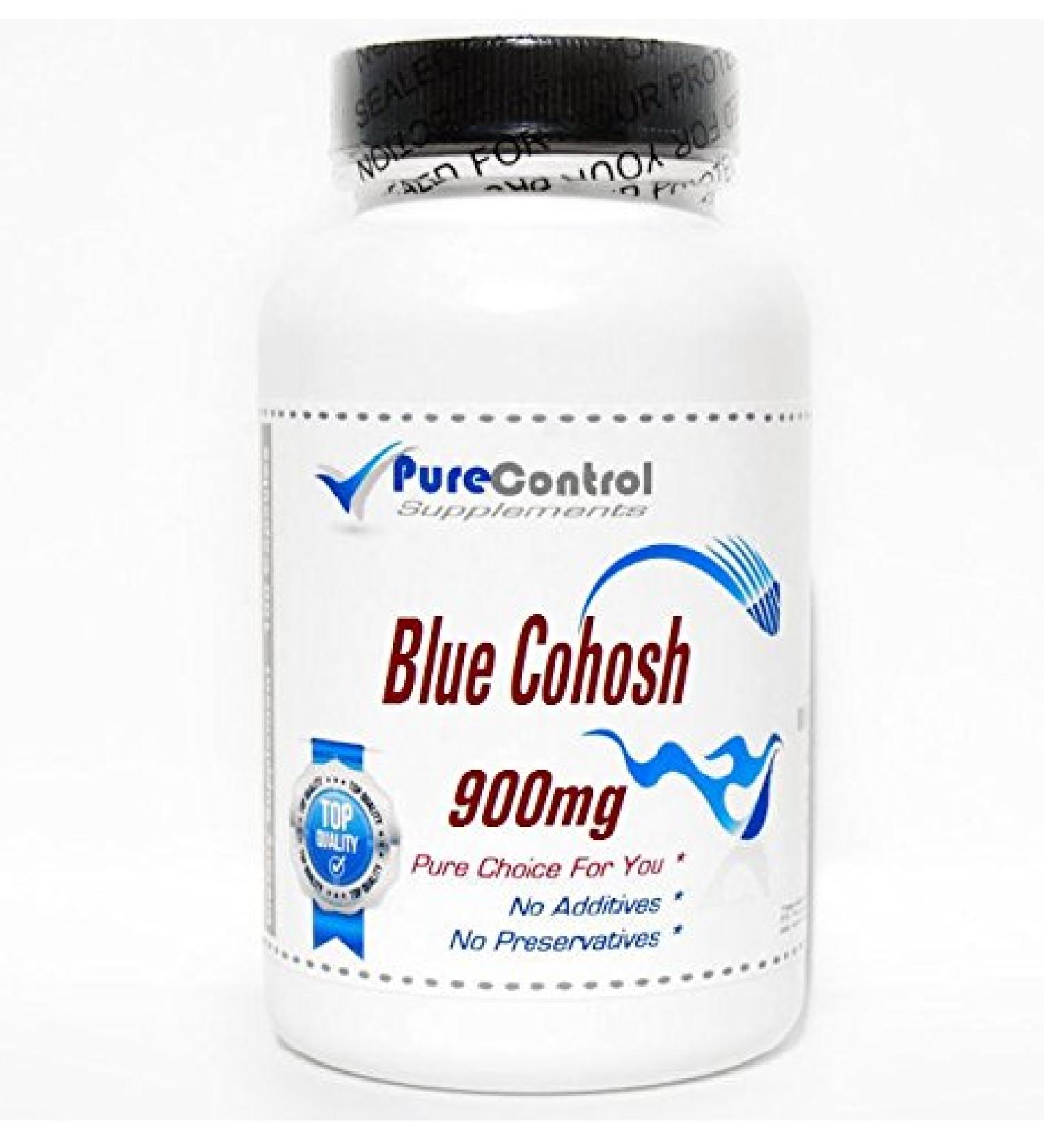 Blue Cohosh 900mg // 100 Capsules // Pure // by PureControl Supplements