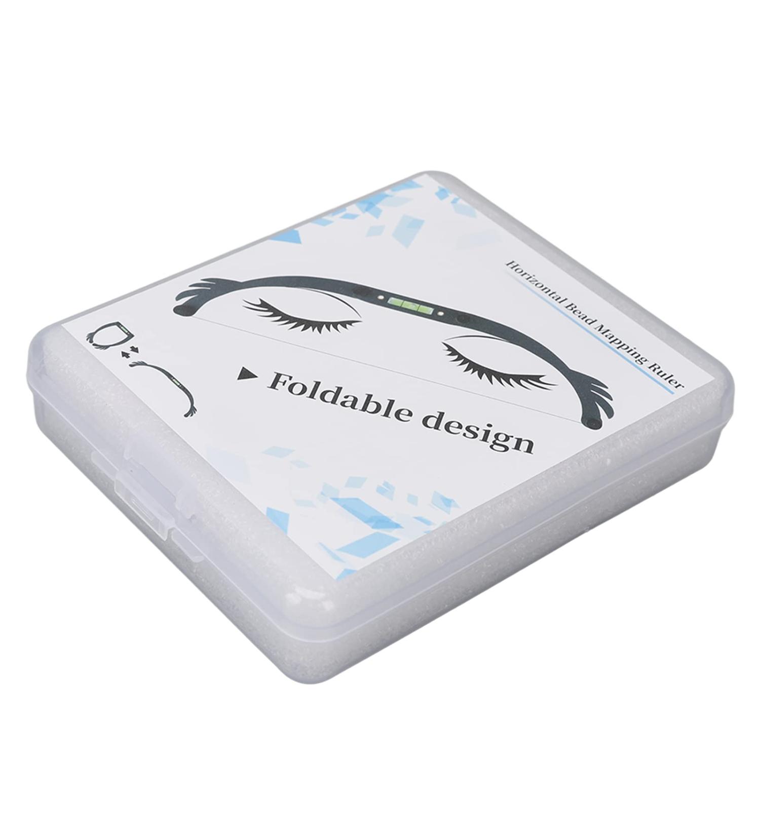 Eyebrow Ruler Precise Professional Microblading Line Marker Ruler For Salon (Black) - Buy Online on GoSupps.com