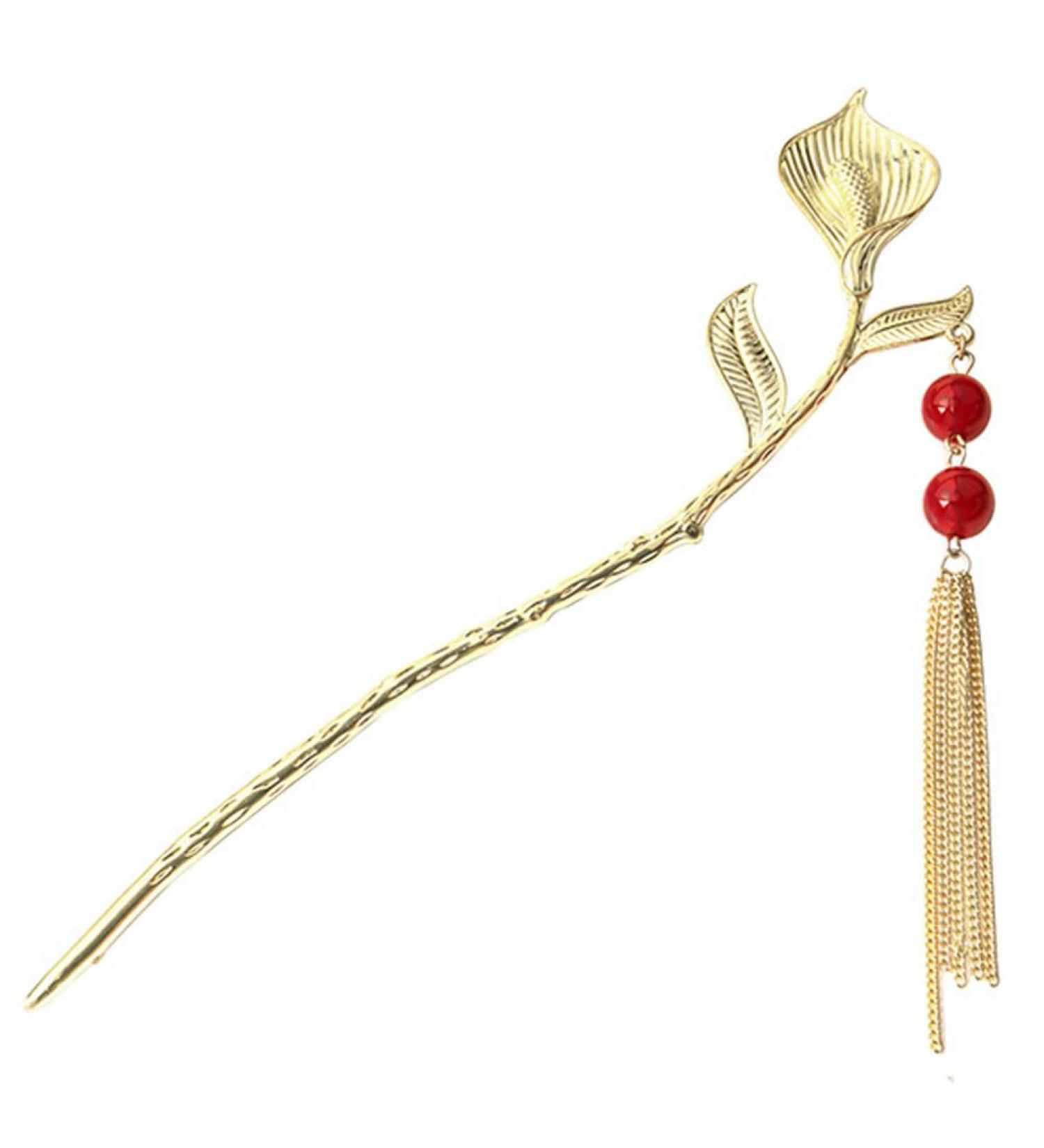 Beavorty Crystal Hair Accessories Long Hair Stick Women Hair Stick Hair Sticks for Long Hair Chinese Flower Hair Sticks Chinese Chignon Pin Ponytail Holder Women's Manual Hair Clip Plastic - Buy Online on GoSupps.com