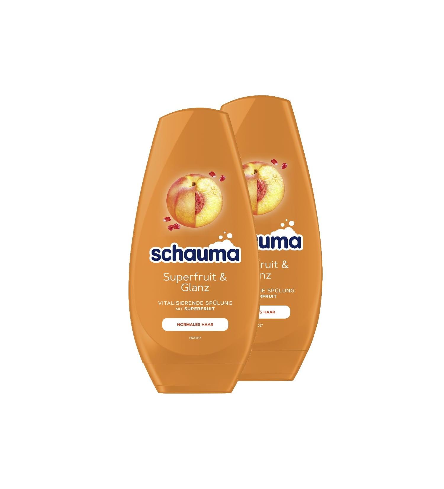  Schauma Schauma Schwarzkopf Set of 2 revitalizing conditioners with nourishing formula Superfruit & Shine (2 x 250 ml) - Buy Online on GoSupps.com