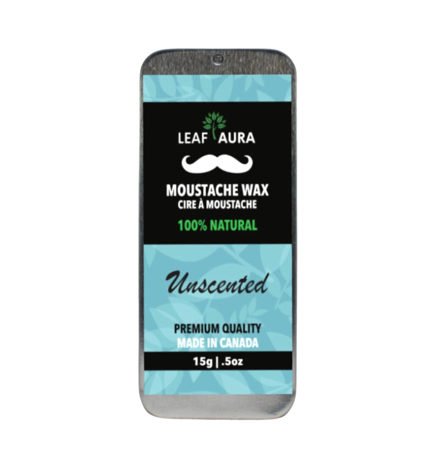 Buy 100% Natural Unscented Moustache Wax - Medium Hold | Premium Quality Made in Canada - 15g - Buy Online on GoSupps.com